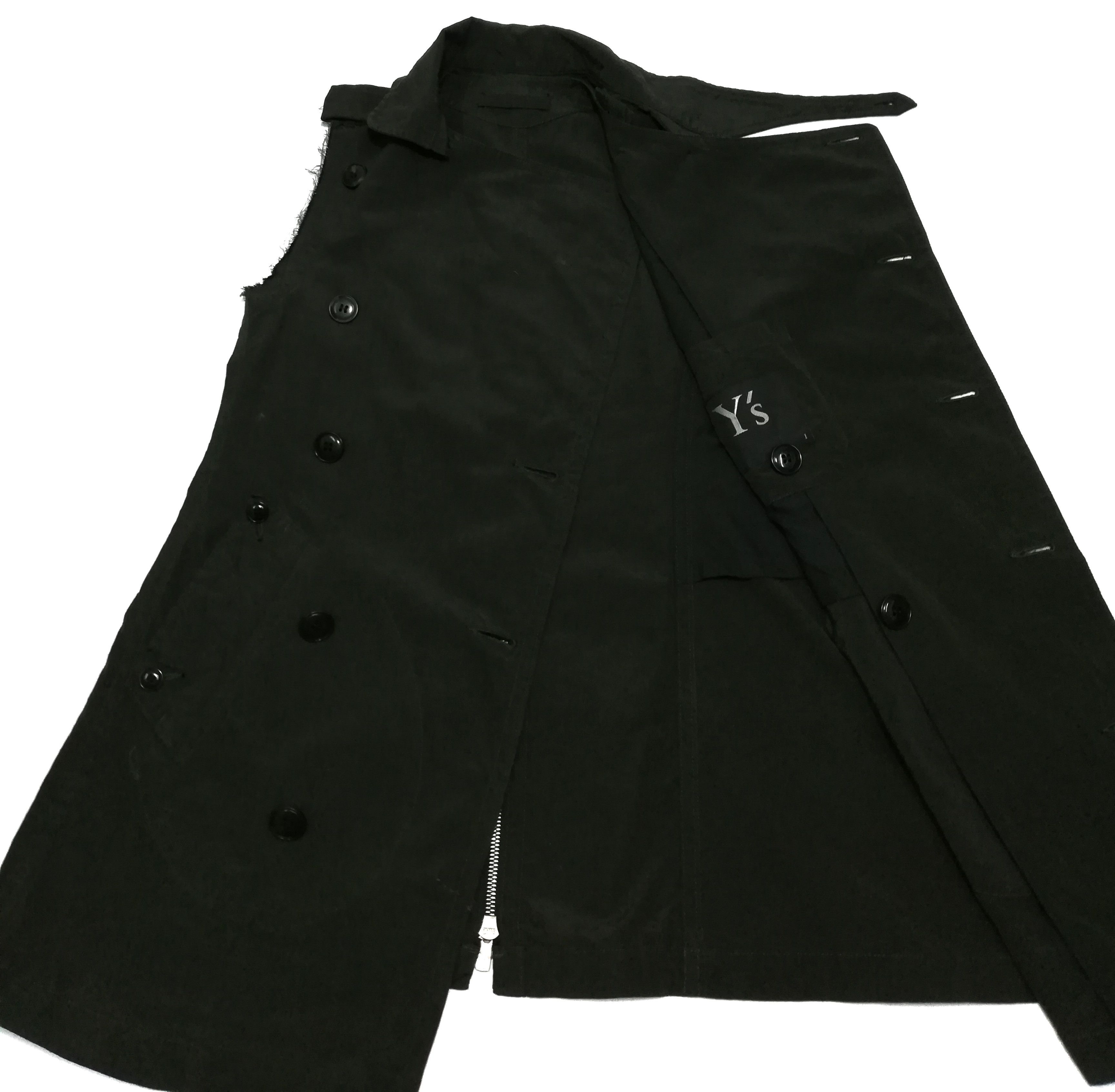 Yohji Yamamoto 🔥Y's by Yohji Yamamoto Sleeveless Double Breast Bondage🔥 Size US XXS / EU 40 - 7 Thumbnail