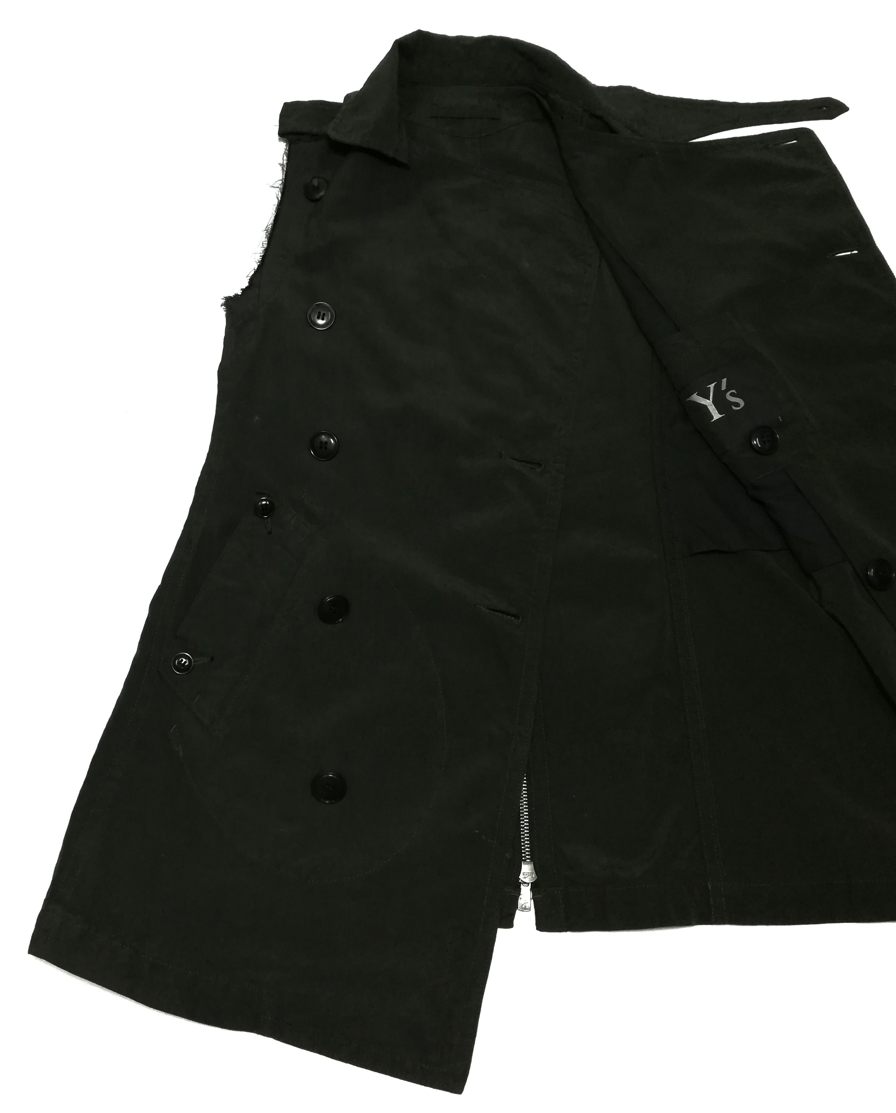 Yohji Yamamoto 🔥Y's by Yohji Yamamoto Sleeveless Double Breast Bondage🔥 Size US XXS / EU 40 - 9 Thumbnail