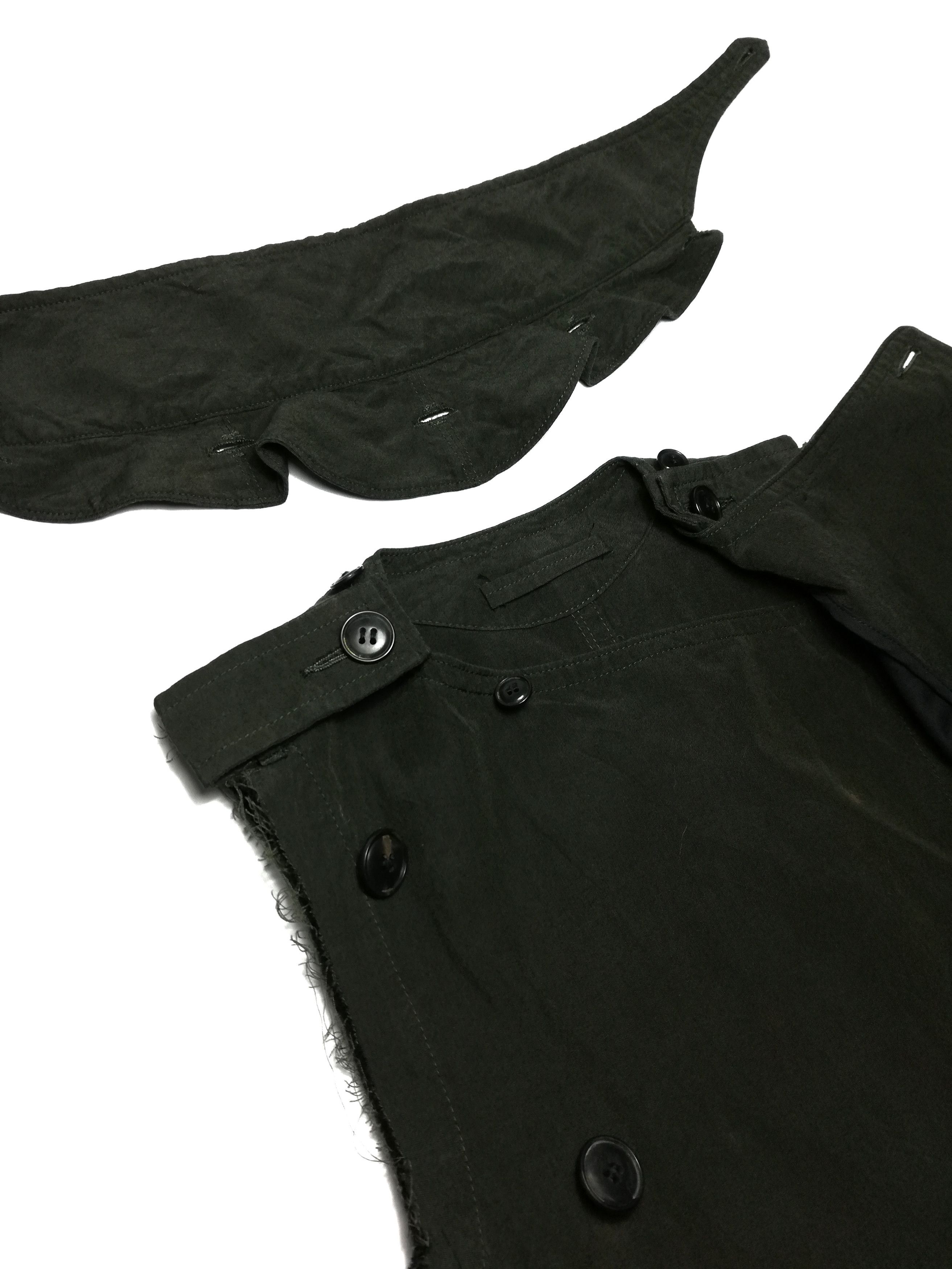 Yohji Yamamoto 🔥Y's by Yohji Yamamoto Sleeveless Double Breast Bondage🔥 Size US XXS / EU 40 - 2 Thumbnail