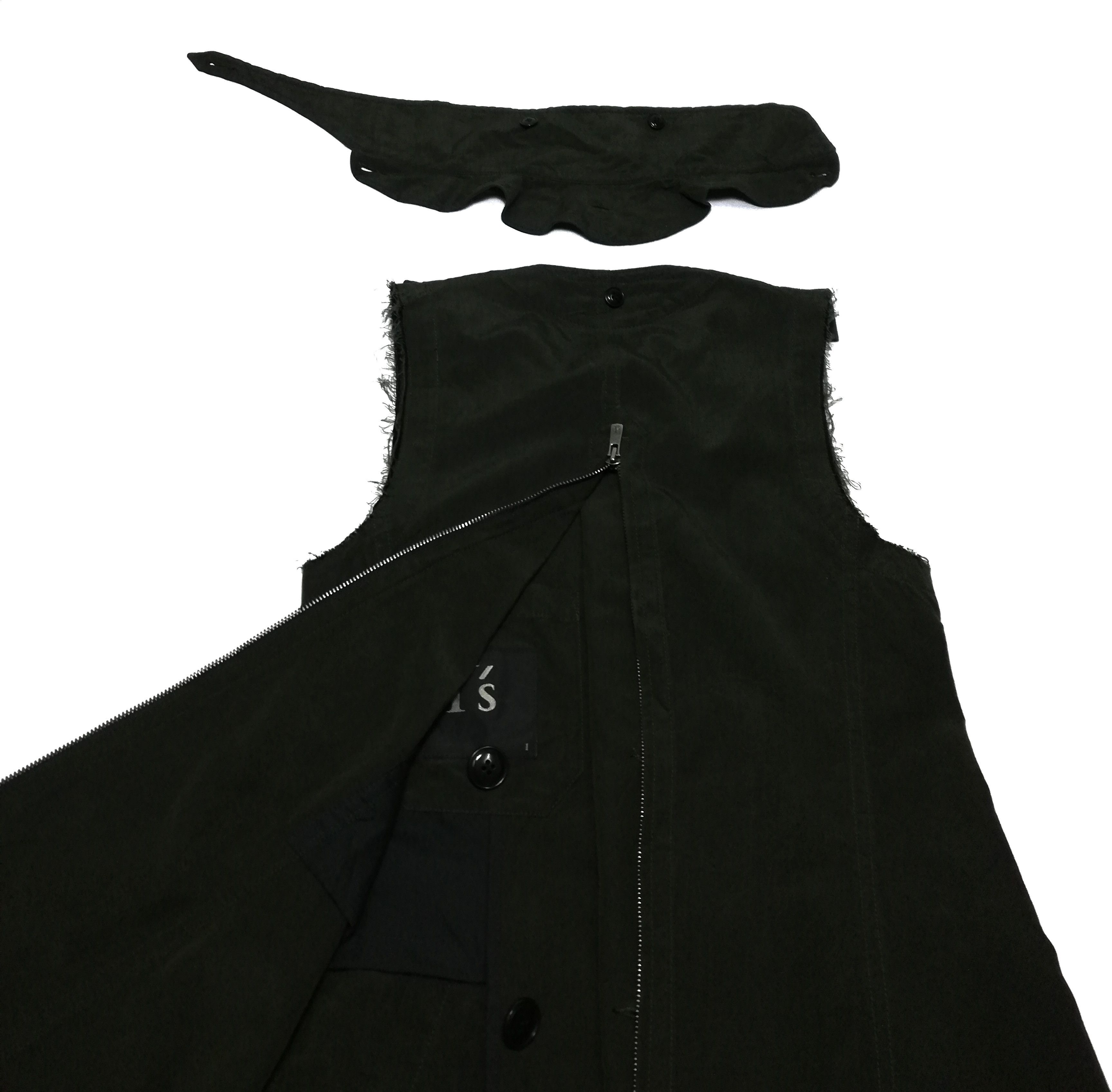 Yohji Yamamoto 🔥Y's by Yohji Yamamoto Sleeveless Double Breast Bondage🔥 Size US XXS / EU 40 - 16 Thumbnail