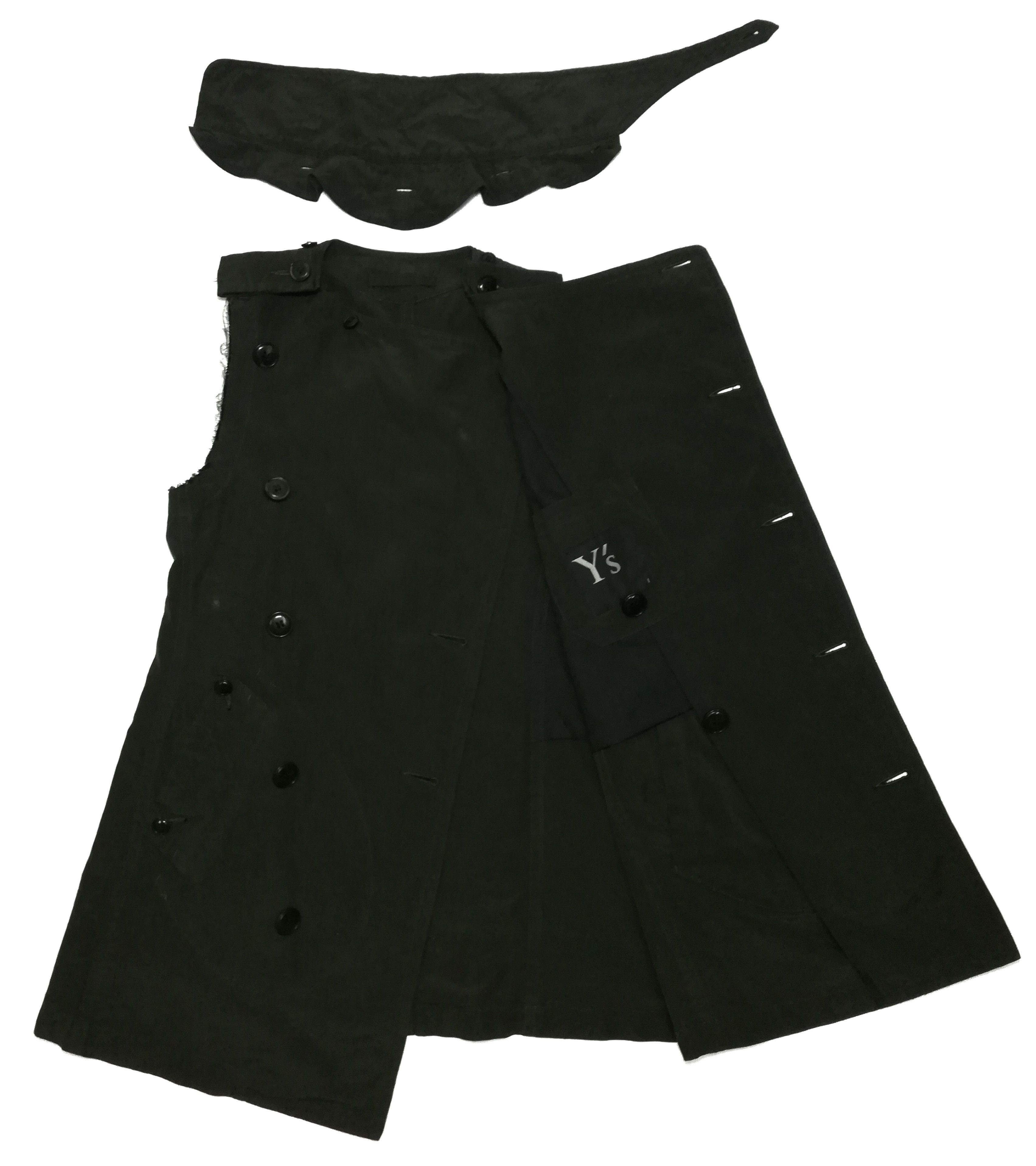 Yohji Yamamoto 🔥Y's by Yohji Yamamoto Sleeveless Double Breast Bondage🔥 Size US XXS / EU 40 - 1 Thumbnail