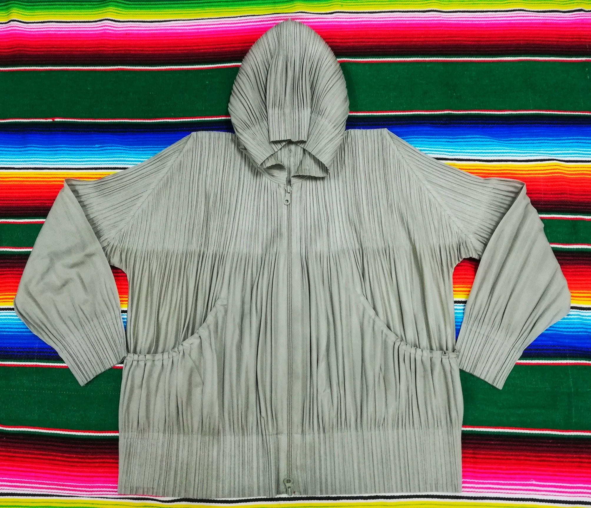 Issey Miyake 🔥GRAIL Iconic Pleats Please By Issey Miyake Pleated Hoodie Size US M / EU 48-50 / 2 - 1 Thumbnail