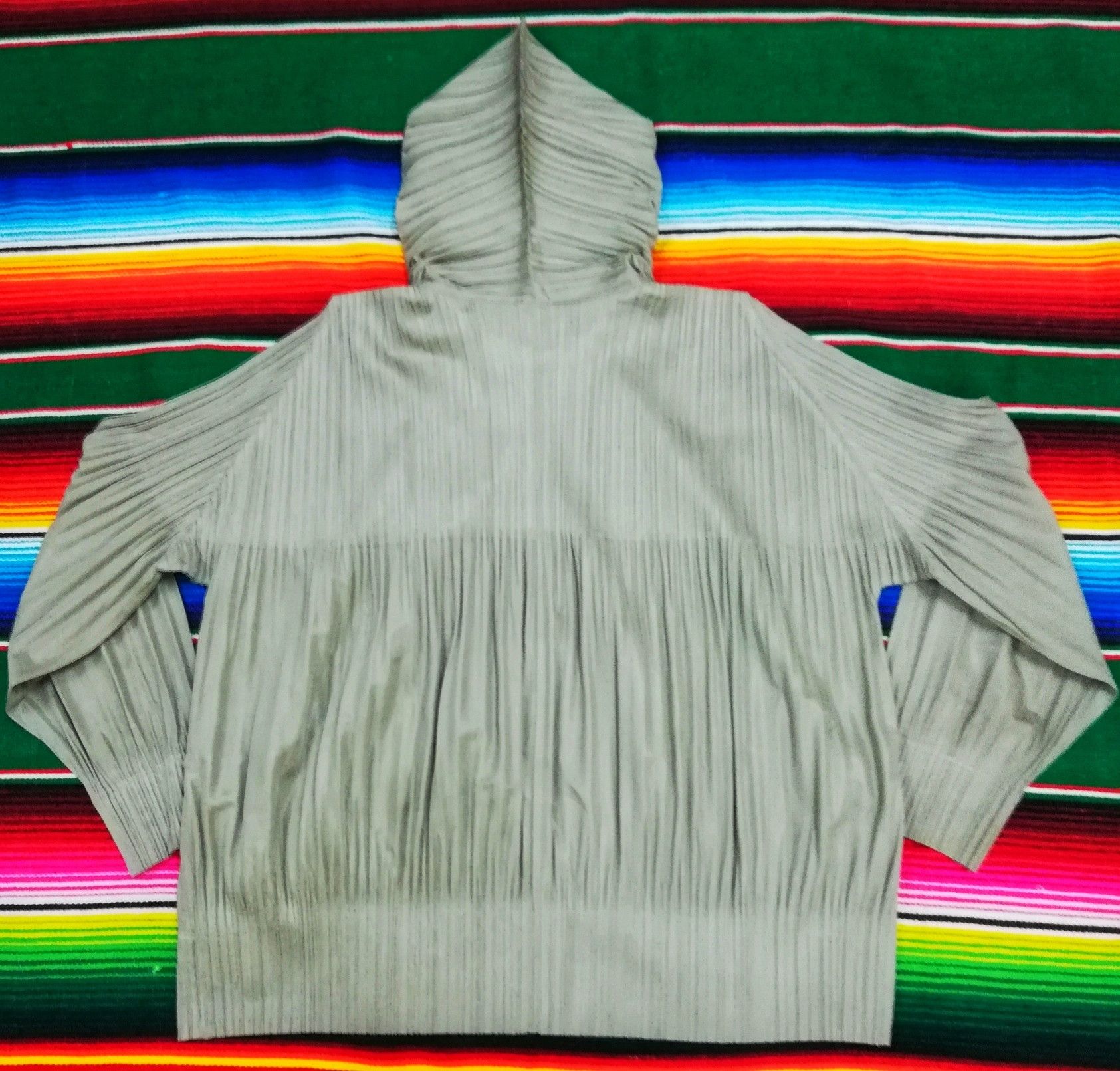 Issey Miyake 🔥GRAIL Iconic Pleats Please By Issey Miyake Pleated Hoodie Size US M / EU 48-50 / 2 - 9 Thumbnail
