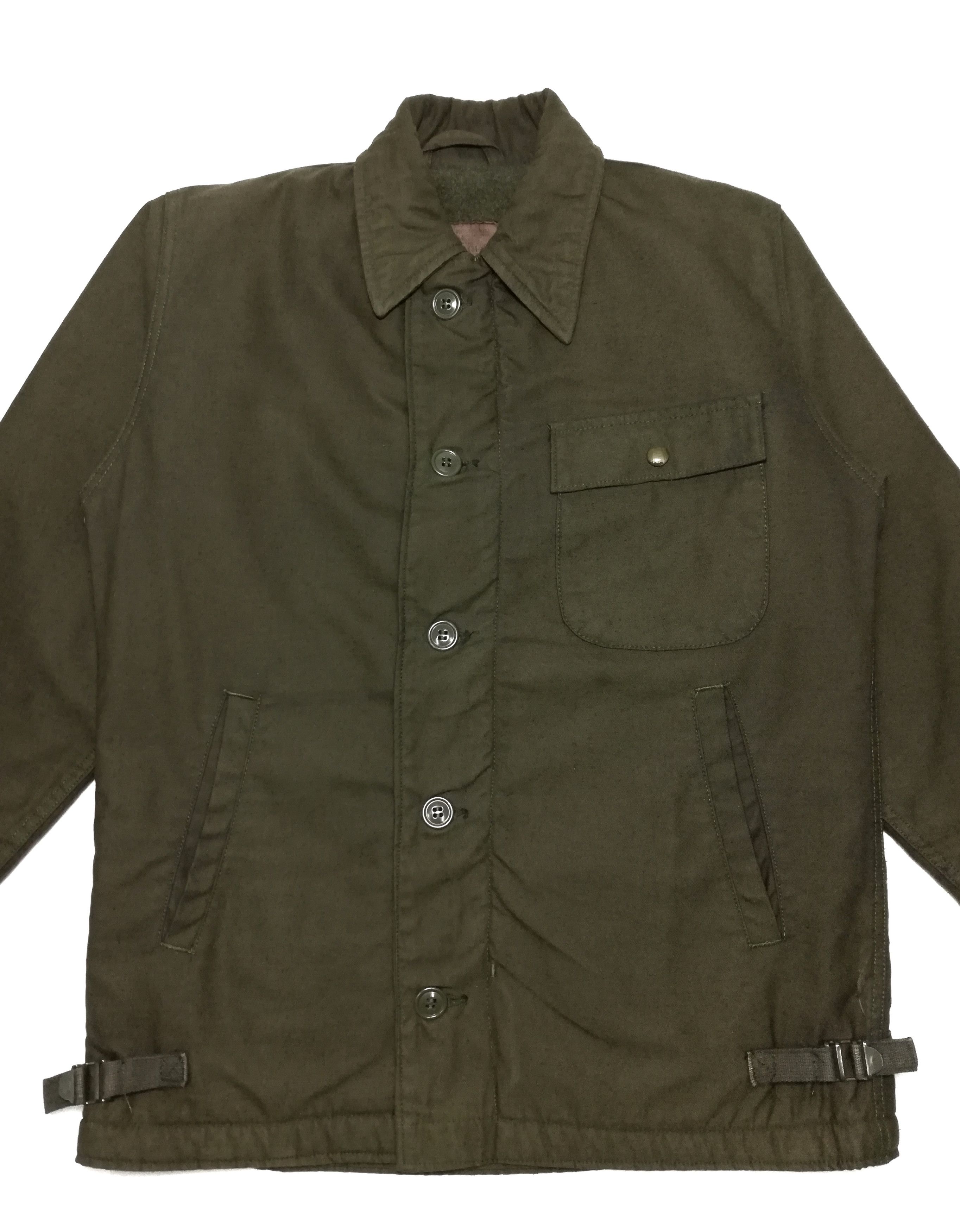 Vintage 🔥GRAIL OG 1975 Original A-2 U.S.N. NP NAVY Field Deck🔥 Size US M / EU 48-50 / 2 - 7 Thumbnail