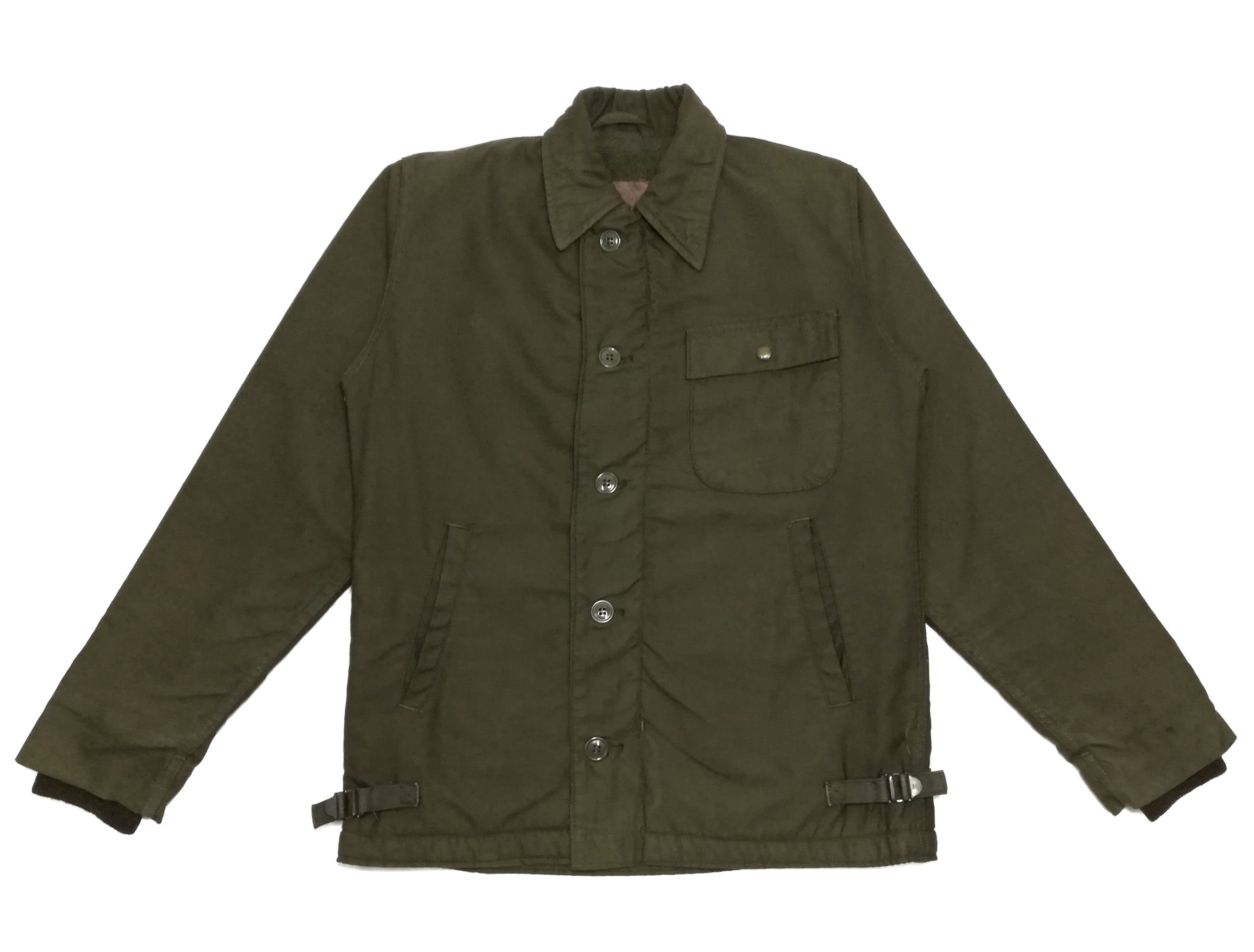 Vintage 🔥GRAIL OG 1975 Original A-2 U.S.N. NP NAVY Field Deck🔥 Size US M / EU 48-50 / 2 - 6 Thumbnail