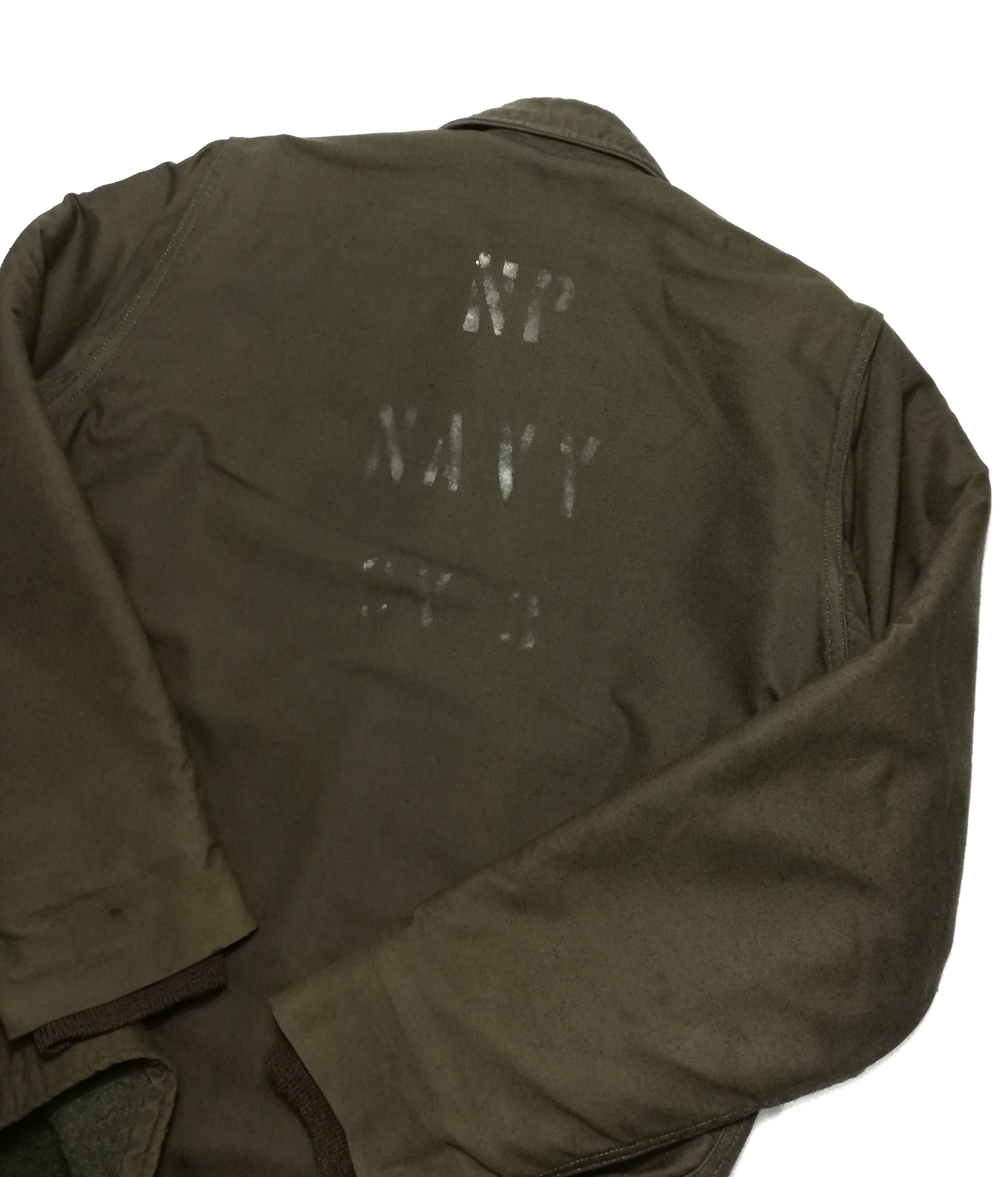 Vintage 🔥GRAIL OG 1975 Original A-2 U.S.N. NP NAVY Field Deck🔥 Size US M / EU 48-50 / 2 - 2 Thumbnail