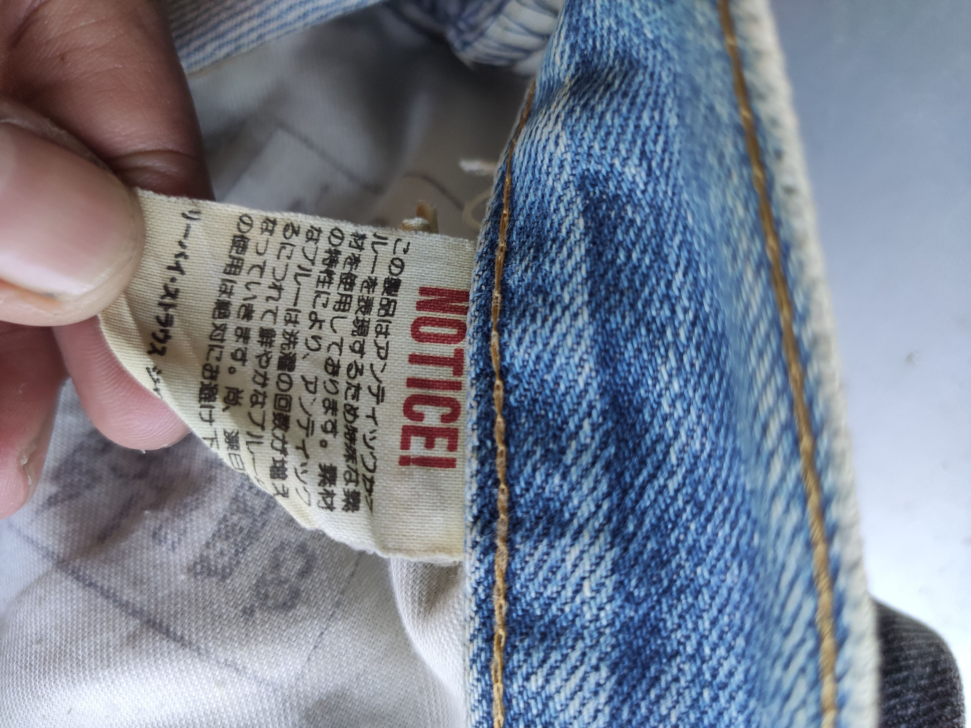 Levi's 🔥 VINTAGE LEVI'S 503xx SHORT PANTS BIG E SELVEDGE PATCHWORK Size US 29 - 11 Thumbnail