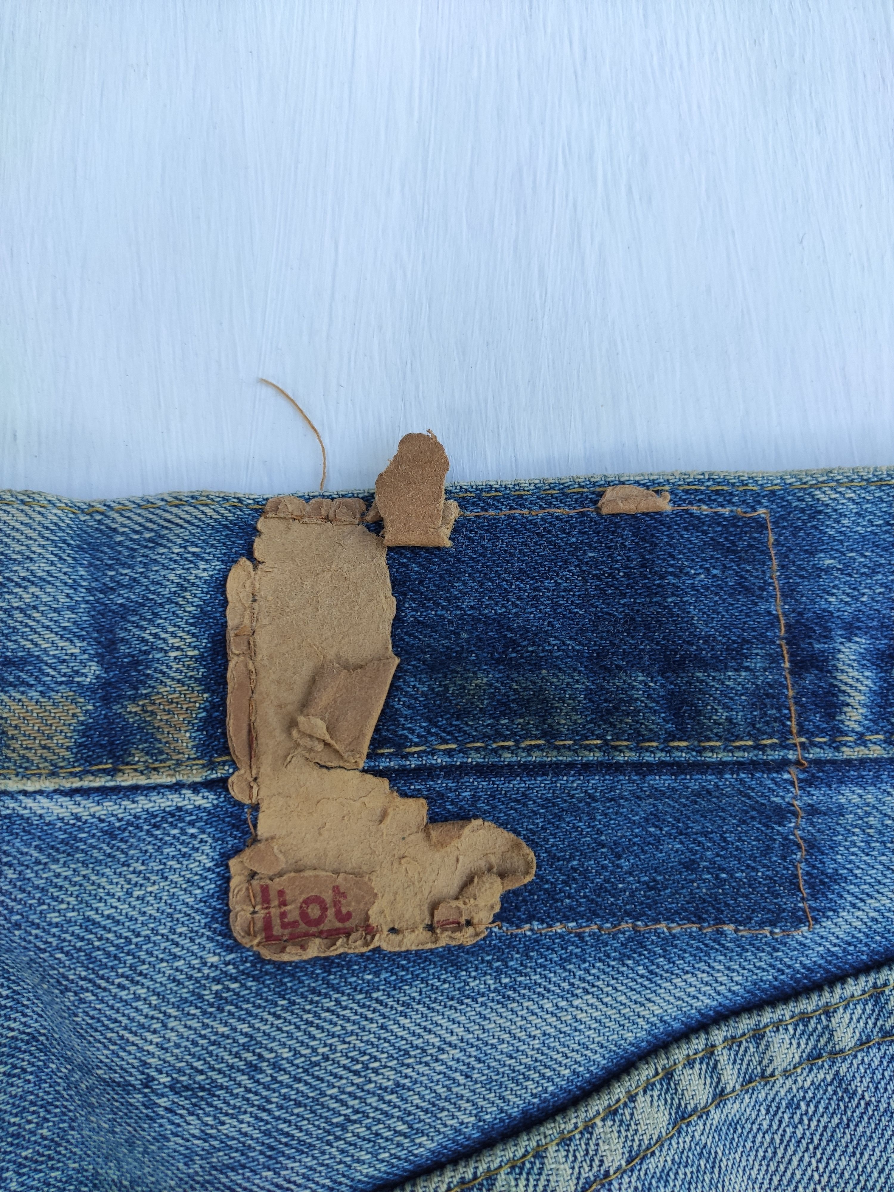 Levi's 🔥 VINTAGE LEVI'S 503xx SHORT PANTS BIG E SELVEDGE PATCHWORK Size US 29 - 7 Thumbnail