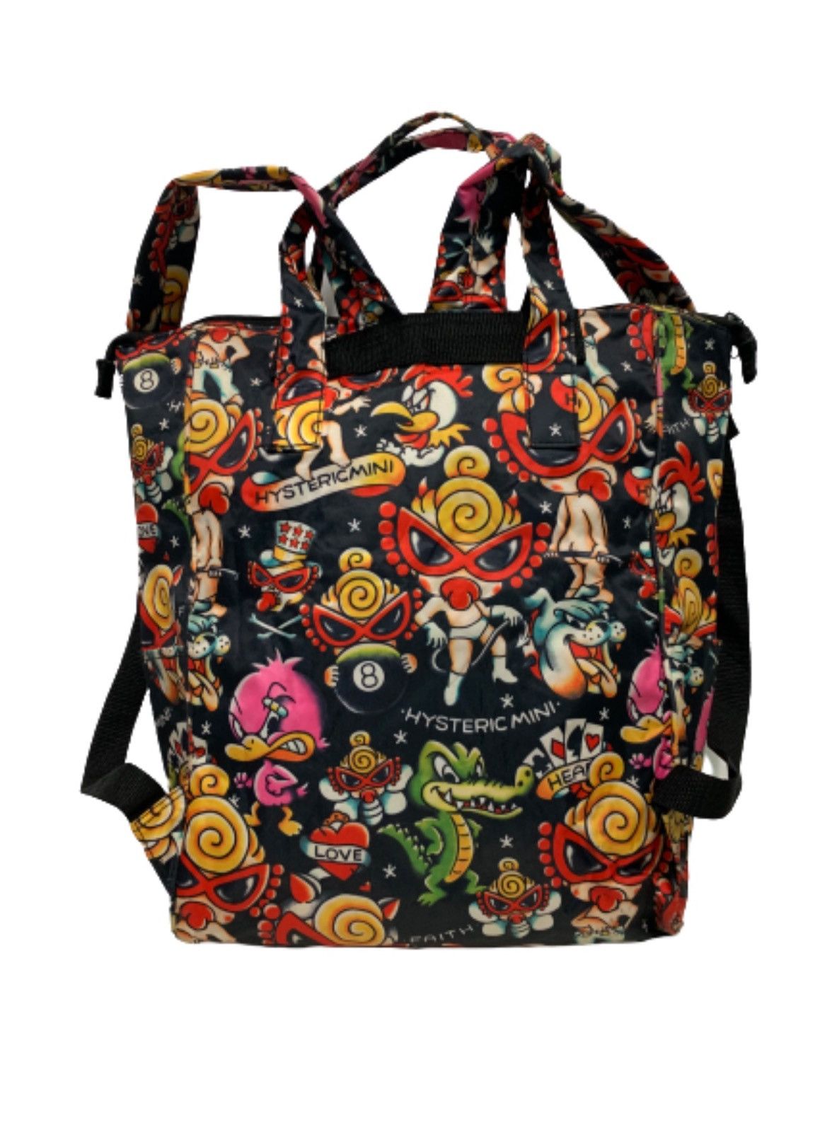 Hysteric Glamour × Japanese Brand RARE!!!Japan Hysteric Glamour Mini Backpack Full Print 2 Way Size ONE SIZE - 6 Thumbnail