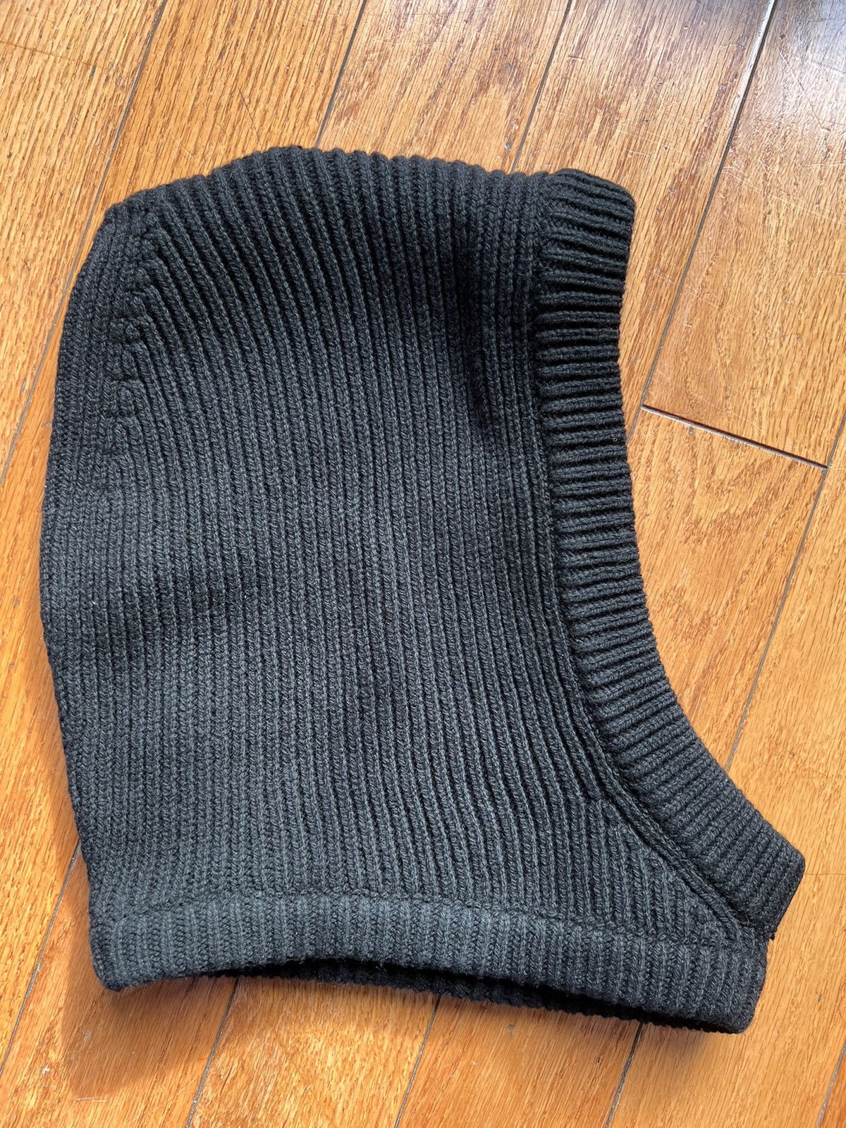 Rick Owens RICK OWENS FW21 GETHSEMANE RUNWAY HOOD IN RECYCLED CASHMERE Size ONE SIZE - 5 Thumbnail