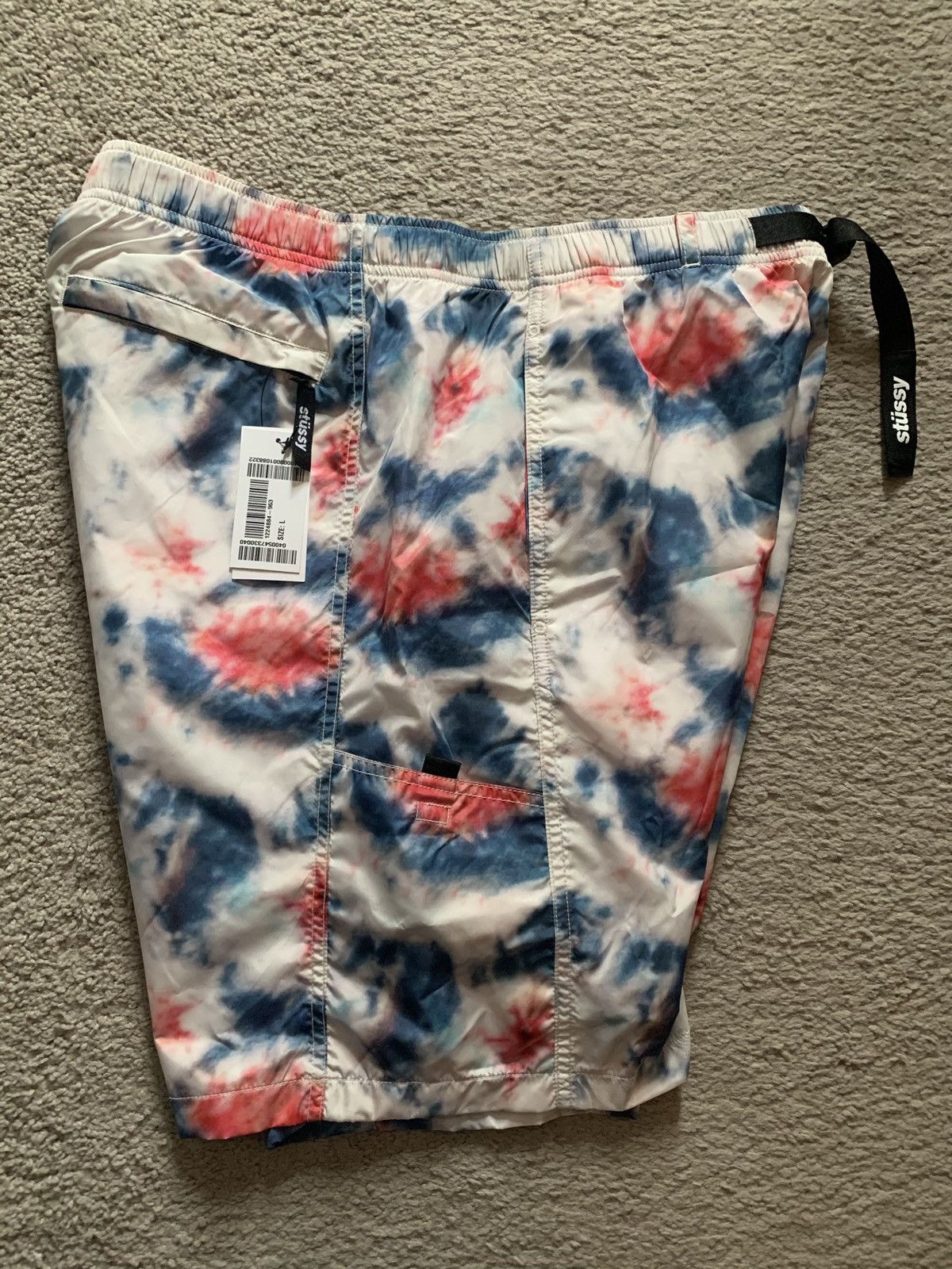 Stussy STUSSY BELTED TIE-DYE SHORTS Size US 34 / EU 50 - 16 Thumbnail