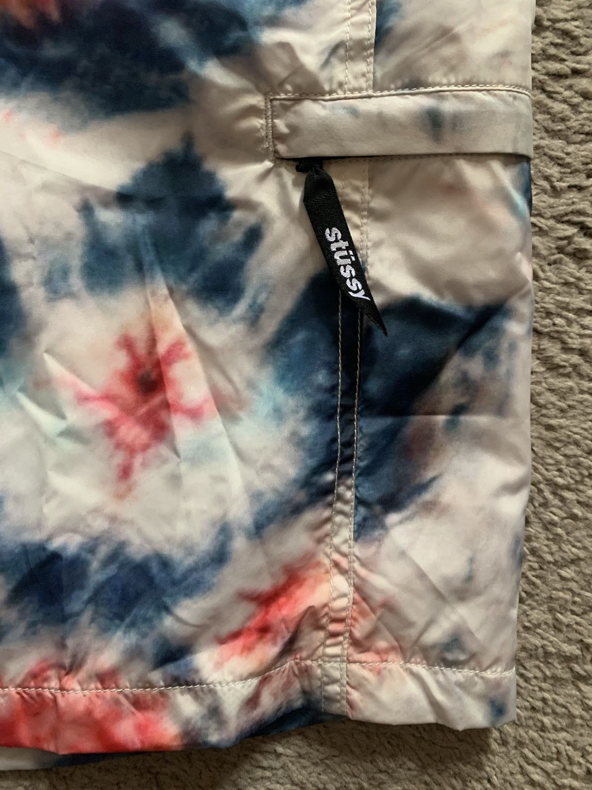 Stussy STUSSY BELTED TIE-DYE SHORTS Size US 34 / EU 50 - 8 Thumbnail