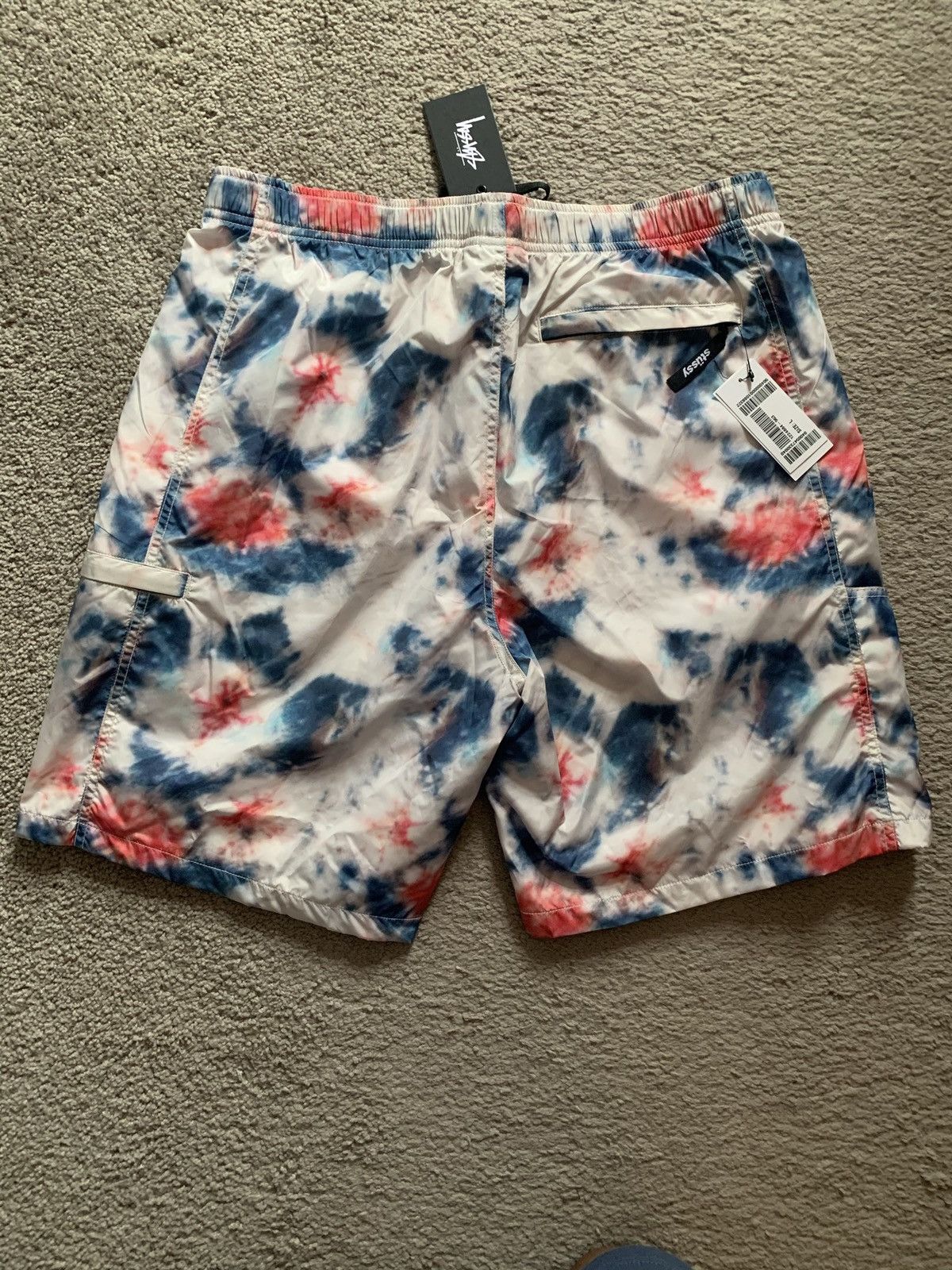 Stussy STUSSY BELTED TIE-DYE SHORTS Size US 34 / EU 50 - 10 Thumbnail