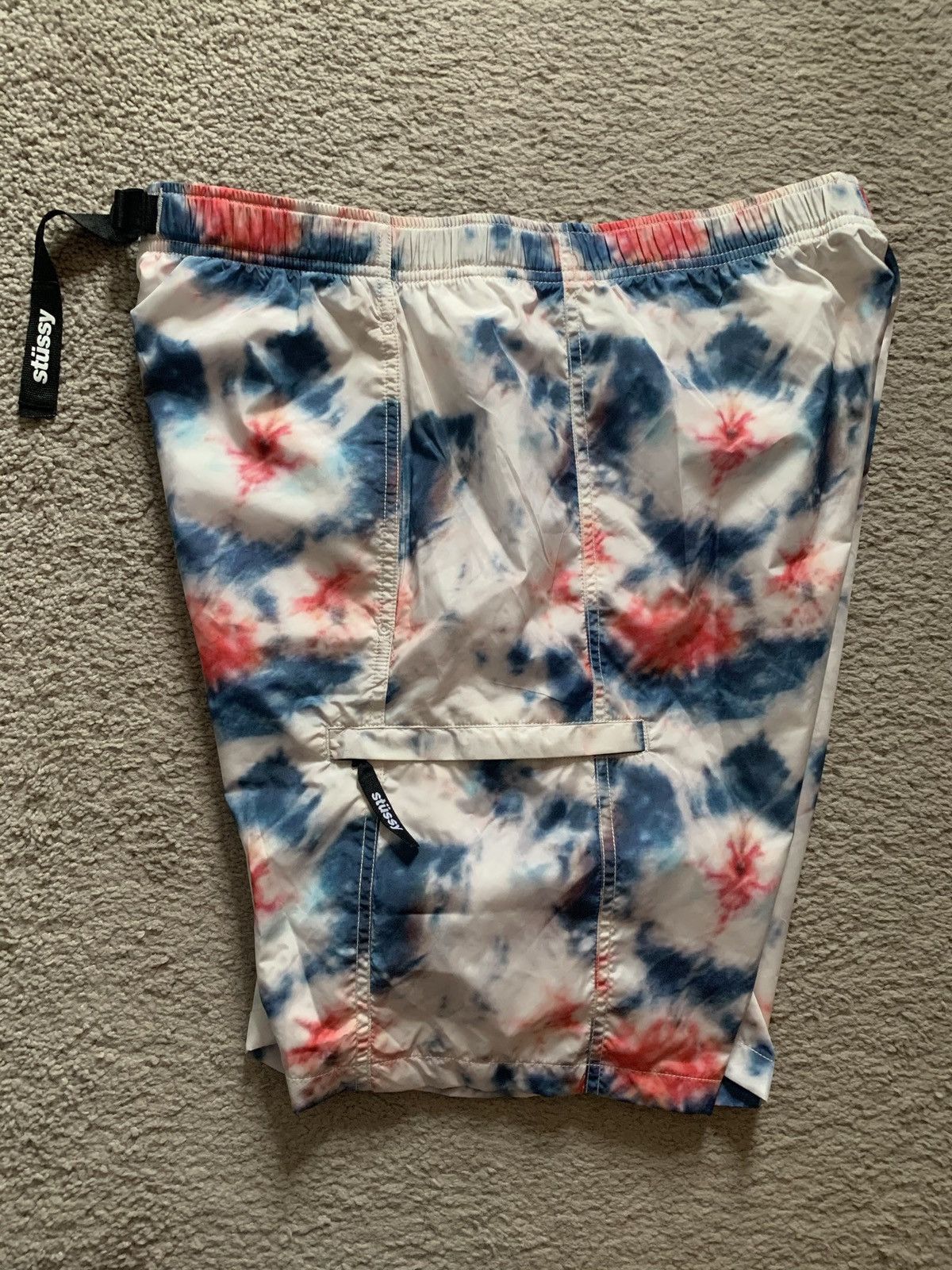 Stussy STUSSY BELTED TIE-DYE SHORTS Size US 34 / EU 50 - 15 Thumbnail