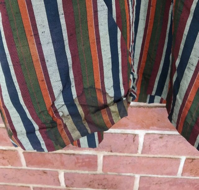 Japanese Brand × Vintage Vintage Haori Kimono Colourful Stripes Design Short Kimono Size US L / EU 52-54 / 3 - 4 Thumbnail