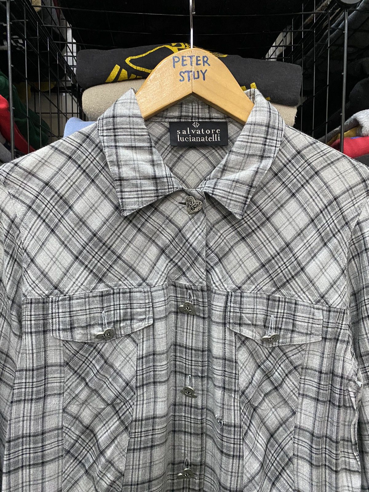 Flannel Salvatore Lucianatelli Flannel Jacket Size US S / EU 44-46 / 1 - 2 Thumbnail
