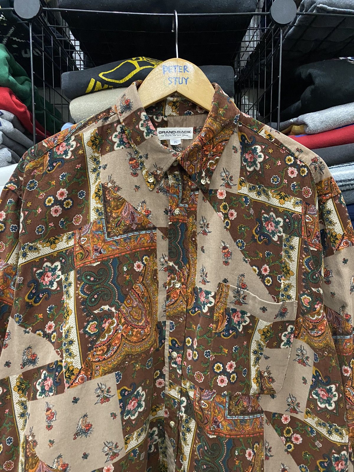 Japanese Brand × Vintage VINTAGE GRAND-BACK BANDANA CLASSIC SHIRT Size US XL / EU 56 / 4 - 2 Thumbnail