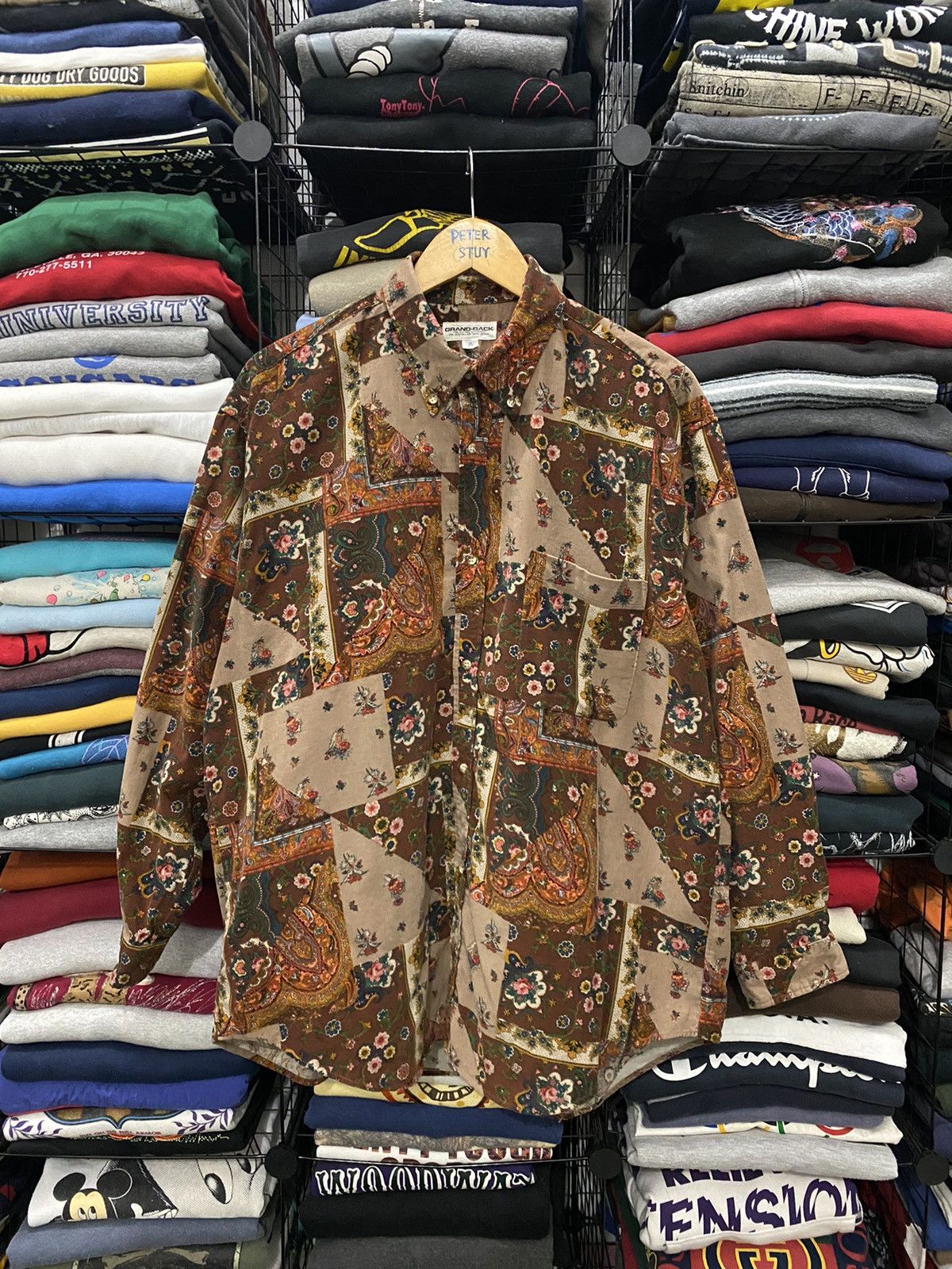Japanese Brand × Vintage VINTAGE GRAND-BACK BANDANA CLASSIC SHIRT Size US XL / EU 56 / 4 - 1 Thumbnail