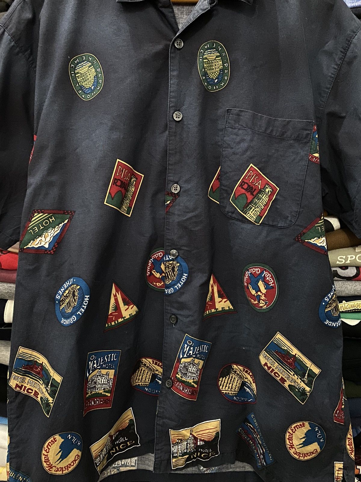 Japanese Brand × Vintage Press Attache Printed Button Shirt Size US L / EU 52-54 / 3 - 2 Thumbnail