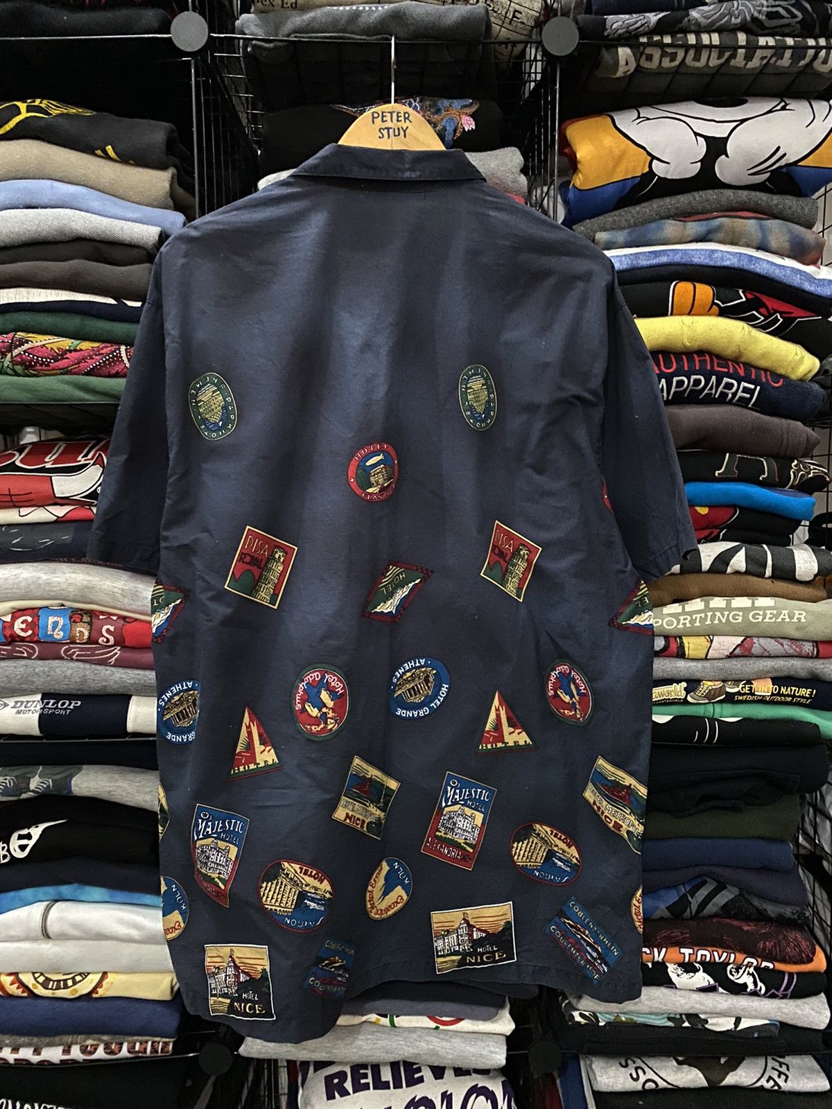 Japanese Brand × Vintage Press Attache Printed Button Shirt Size US L / EU 52-54 / 3 - 5 Thumbnail
