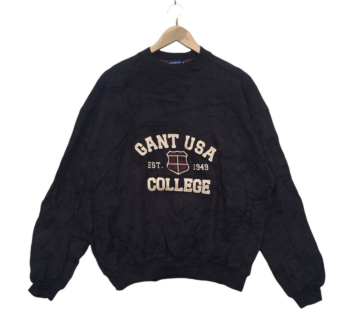 Gant × Vintage Vintage Gant USA spell out design Streetwear Sweatshirt Size US M / EU 48-50 / 2 - 1 Thumbnail