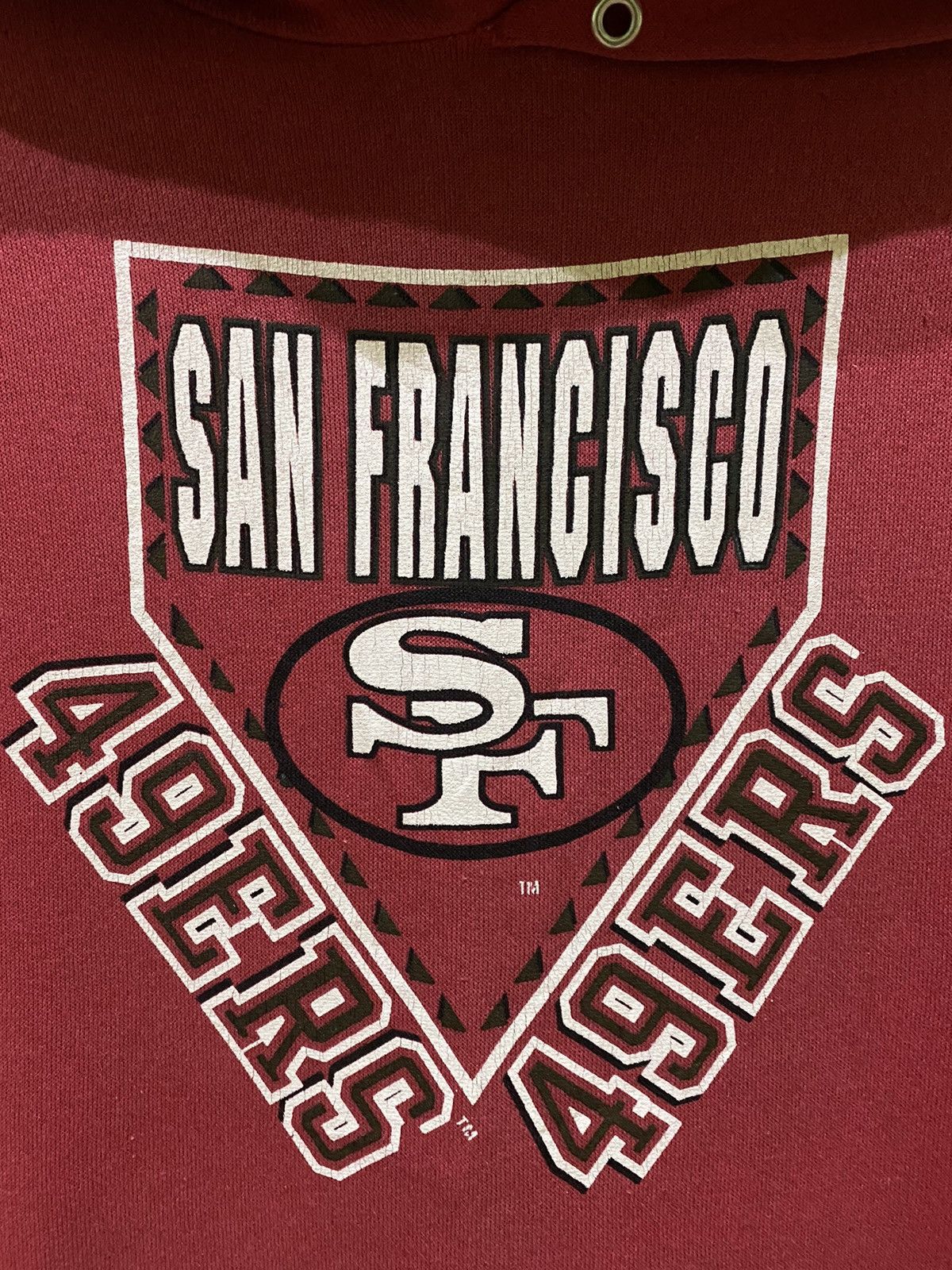 NFL × Vintage 🔥RARE 80’s VINTAGE 49ERS SAN FRANCISCO HODDIES Size US L / EU 52-54 / 3 - 6 Thumbnail