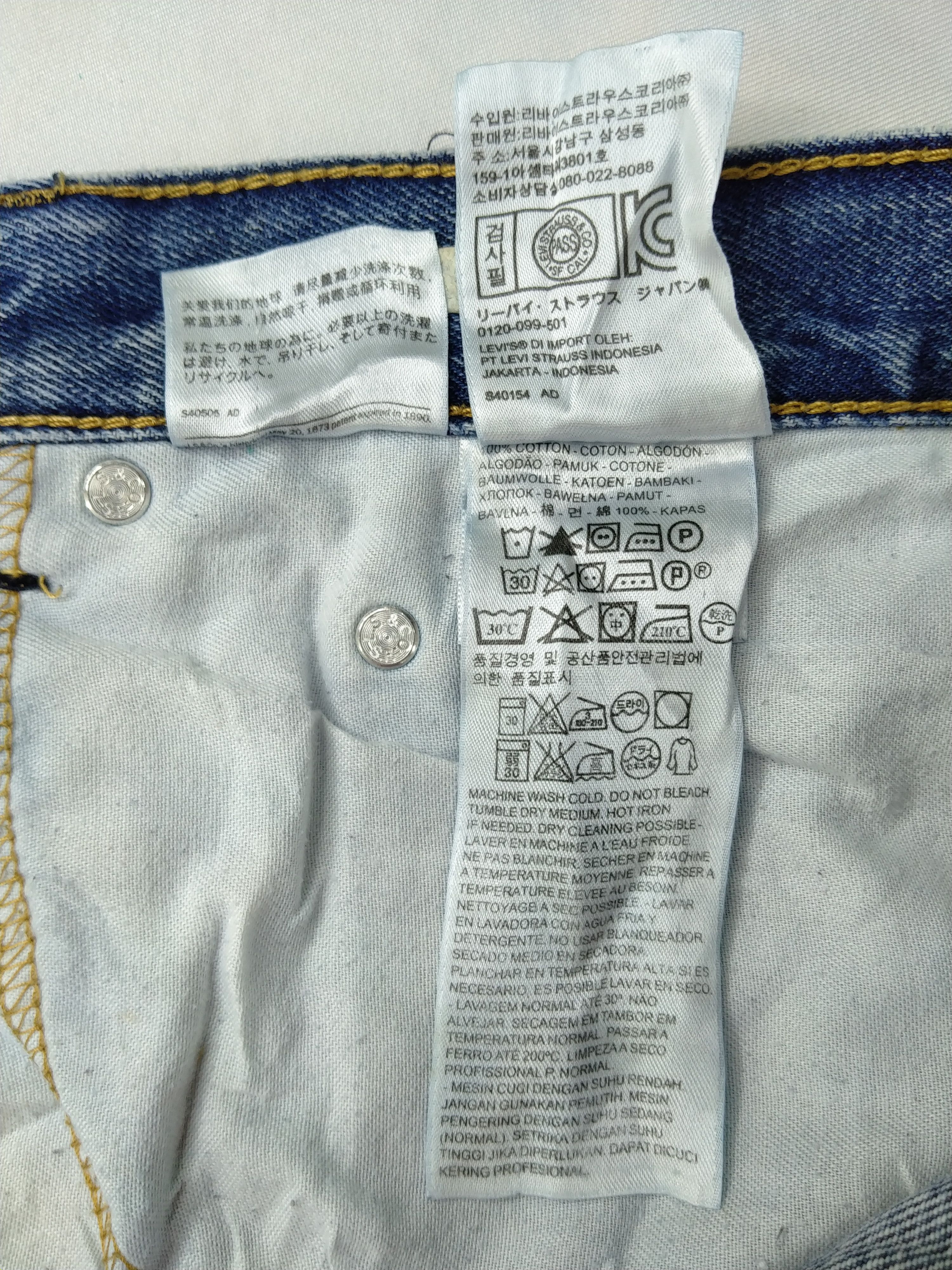 Levi's Blue Vintage Levi's Denim 41x31.5 -JN455 Size US 41 - 11 Thumbnail