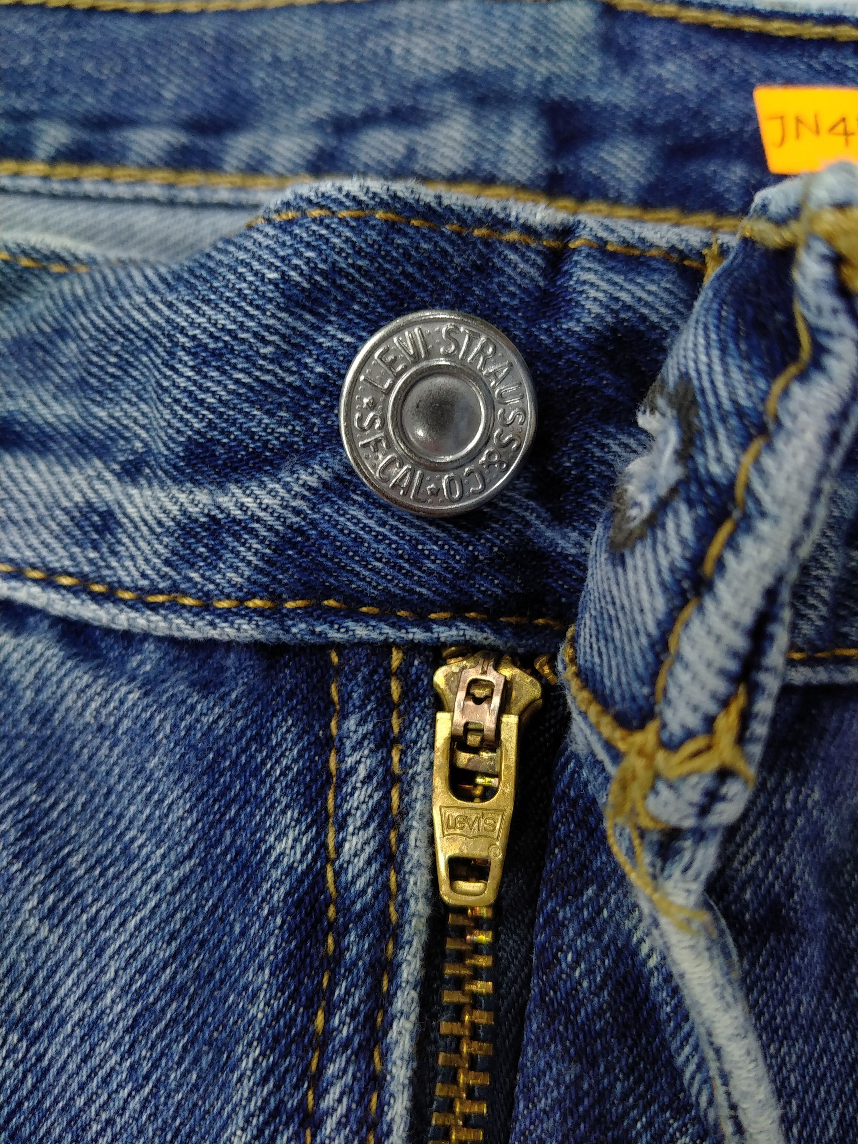 Levi's Blue Vintage Levi's Denim 41x31.5 -JN455 Size US 41 - 8 Thumbnail