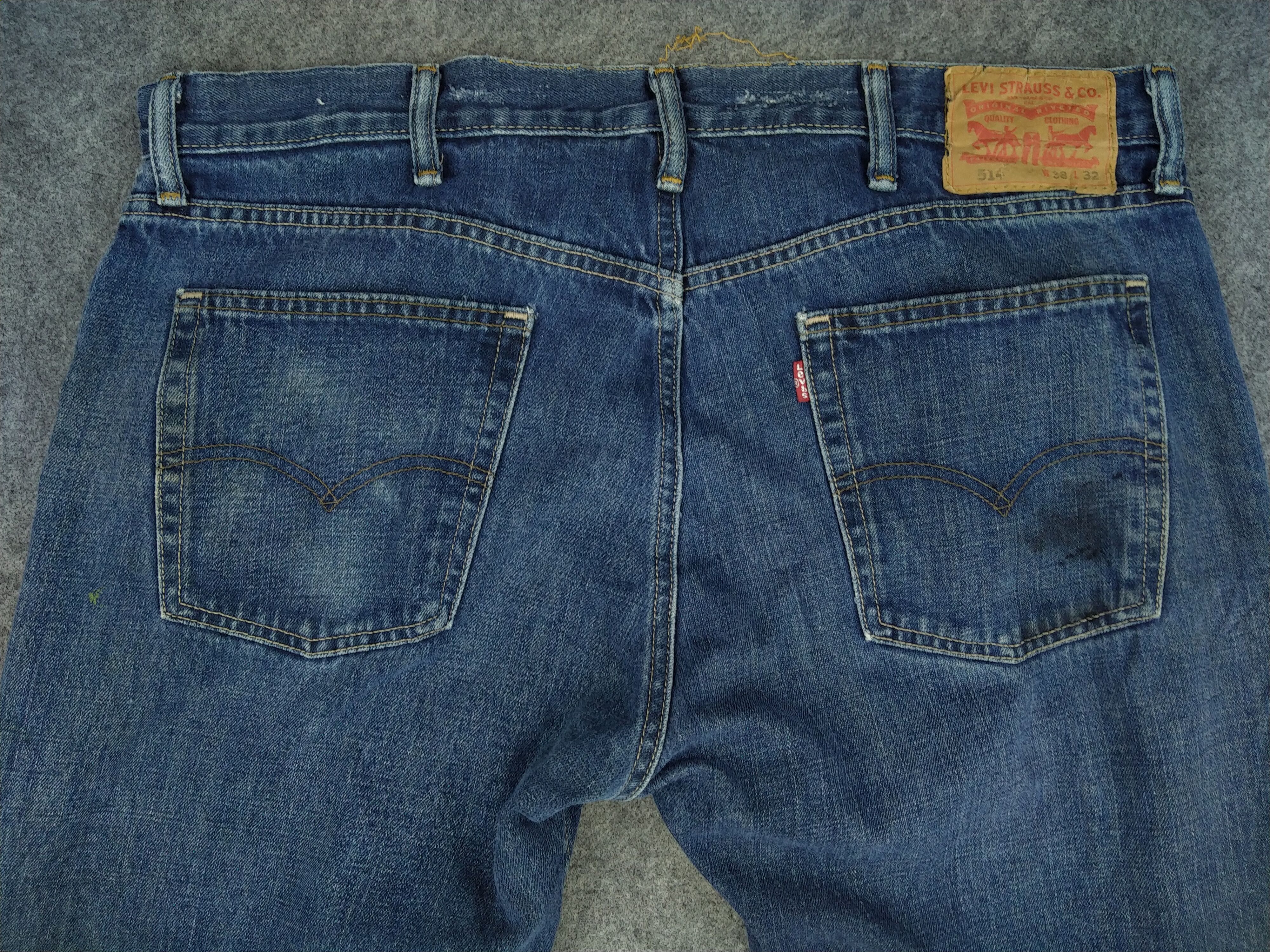 Levi's Distressed Vintage Levi's 514 Denim 39x32 -JN465 Size US 39 - 4 Thumbnail