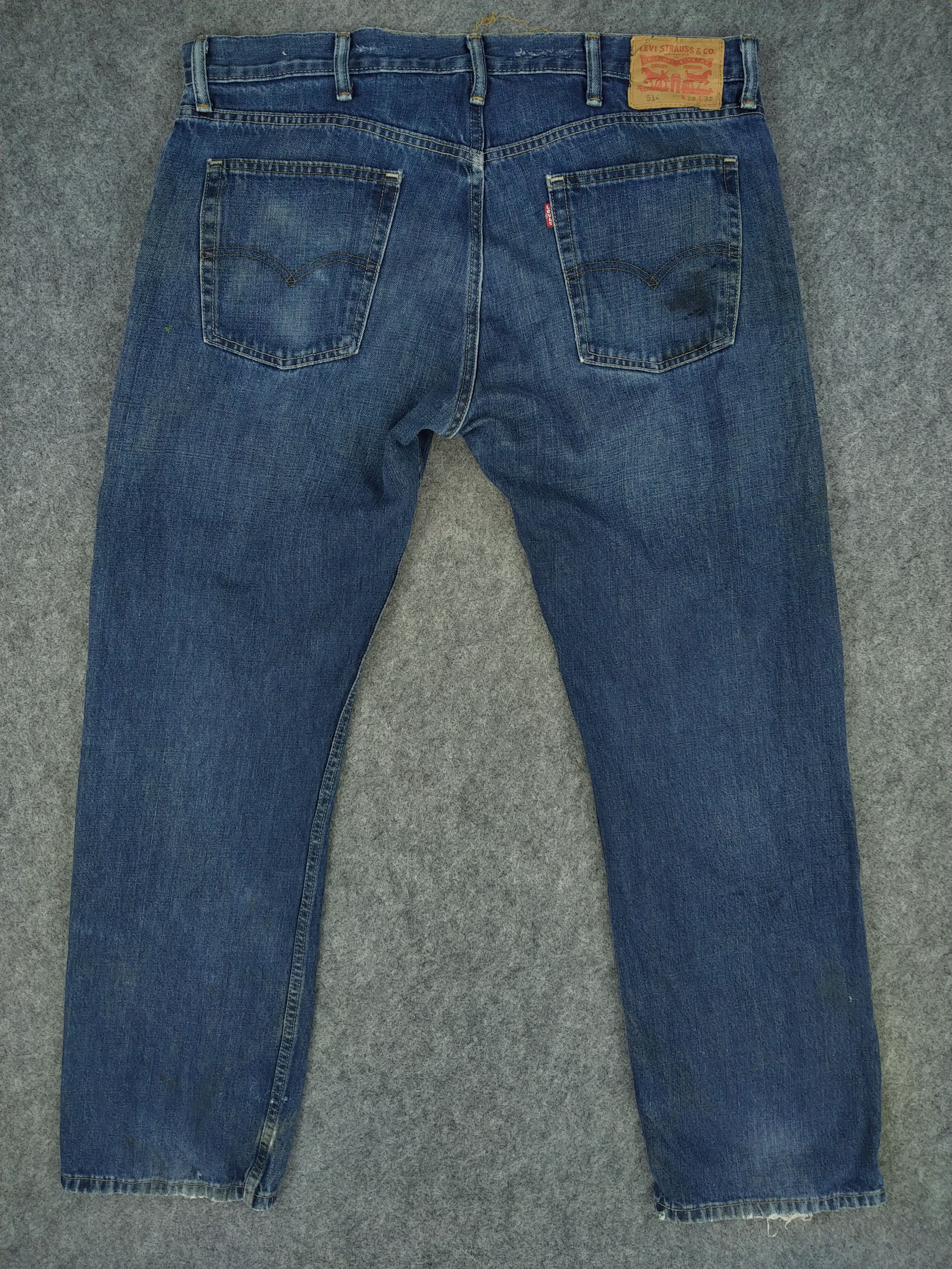 Levi's Distressed Vintage Levi's 514 Denim 39x32 -JN465 Size US 39 - 2 Thumbnail
