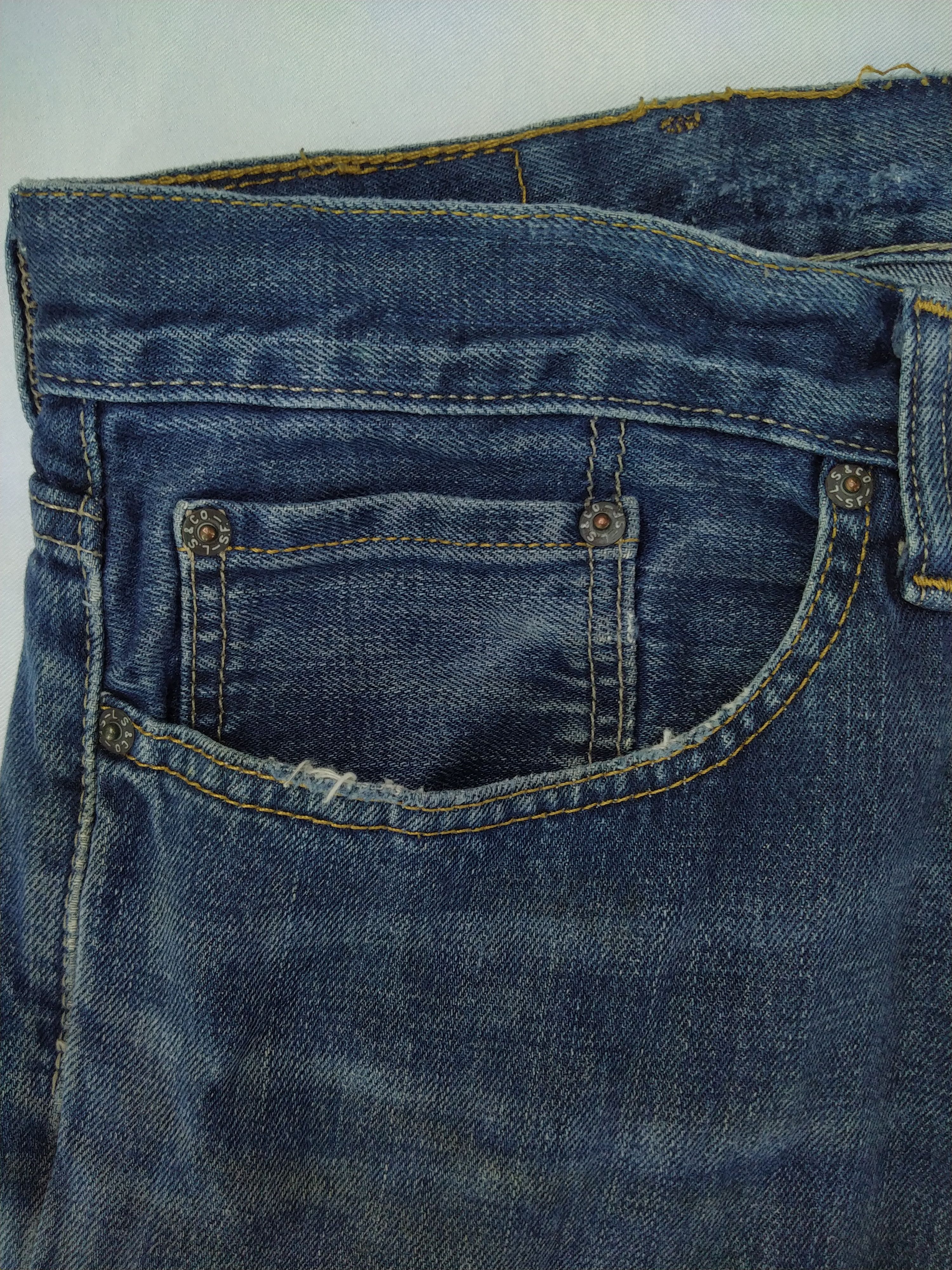 Levi's Distressed Vintage Levi's 514 Denim 39x32 -JN465 Size US 39 - 10 Thumbnail