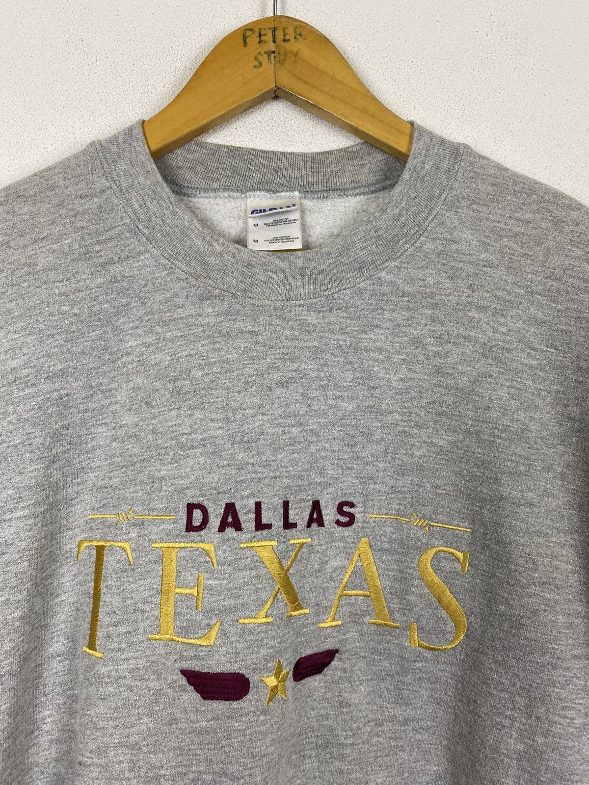 Gildan × Vintage VINTAGE DALLAS TEXAS SWEATER Size US M / EU 48-50 / 2 - 3 Thumbnail