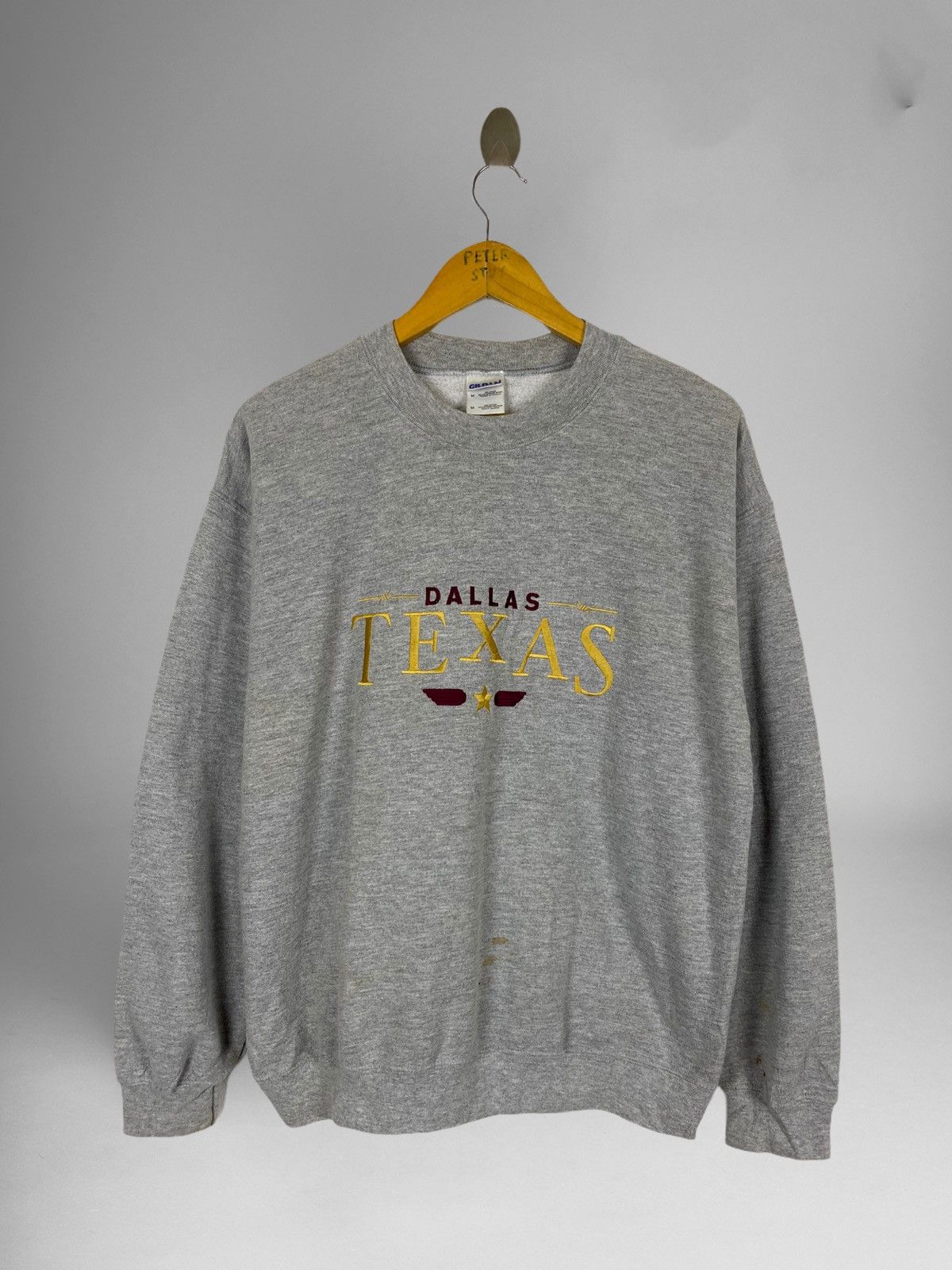 Gildan × Vintage VINTAGE DALLAS TEXAS SWEATER Size US M / EU 48-50 / 2 - 1 Thumbnail