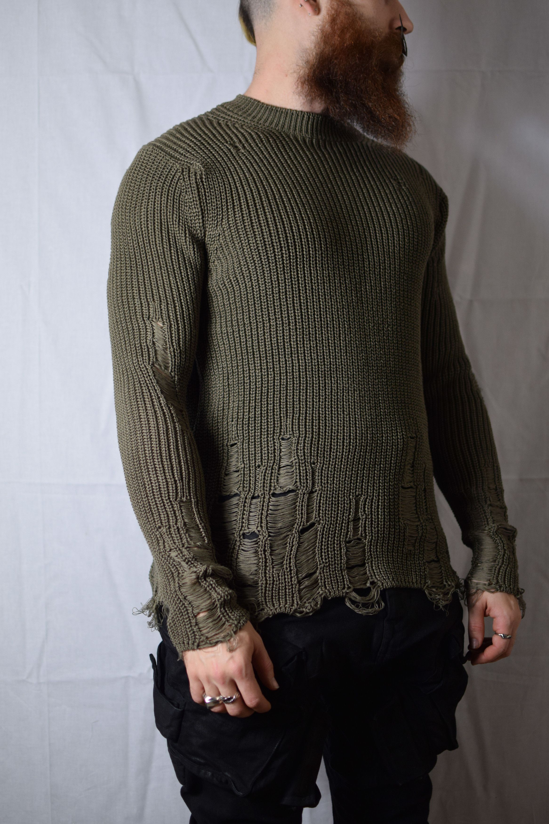 SONG FOR THE MUTE プルオーバー ニット Song For The Mute FINAL DROP - SftM 20.2 Djebel Knit