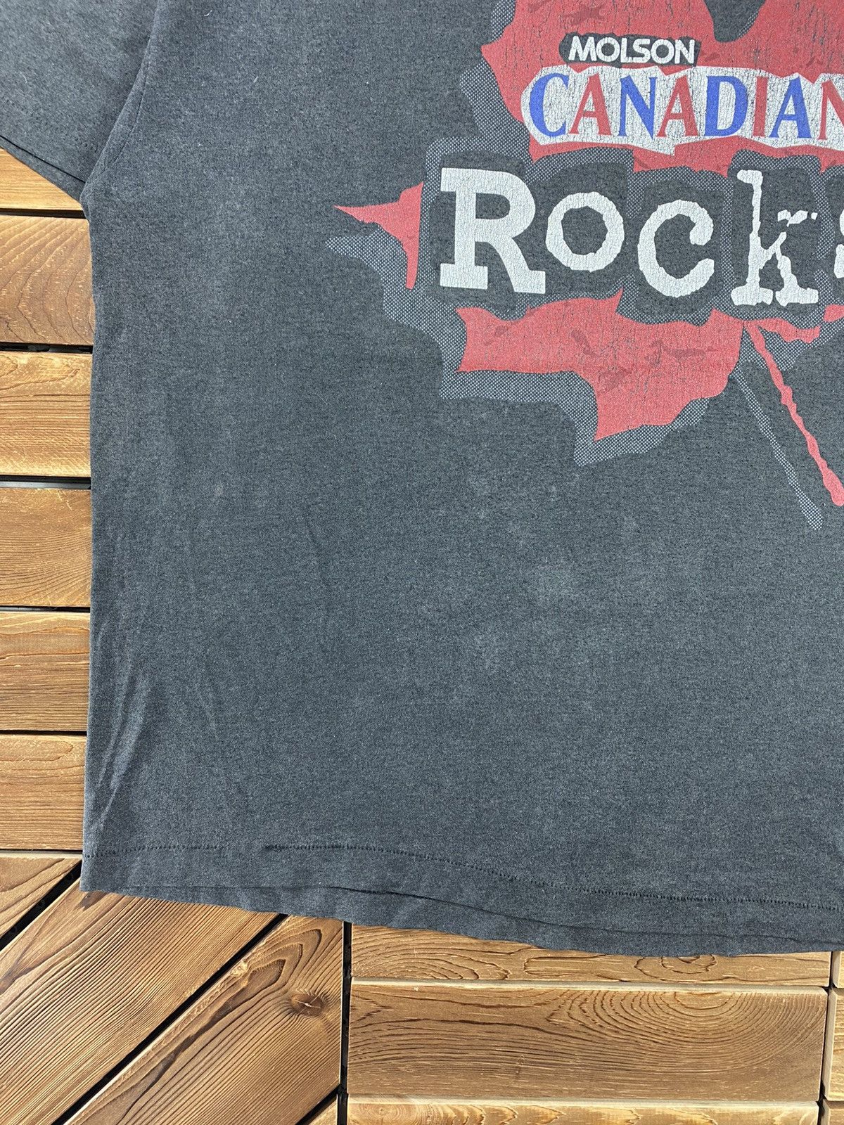 Band Tees × Vintage Vintage Molson Canadian Rocks 50/50 single stitch size XL Size US XL / EU 56 / 4 - 4 Thumbnail