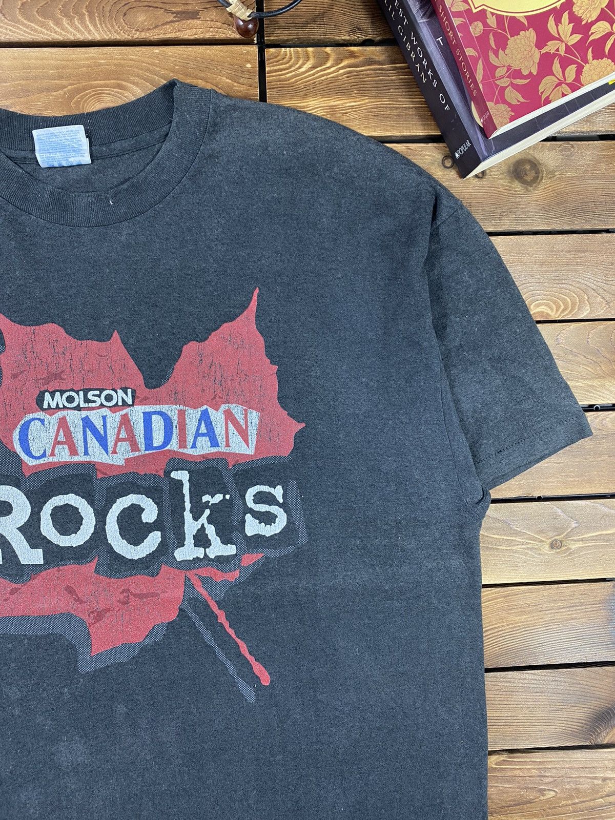 Band Tees × Vintage Vintage Molson Canadian Rocks 50/50 single stitch size XL Size US XL / EU 56 / 4 - 5 Thumbnail