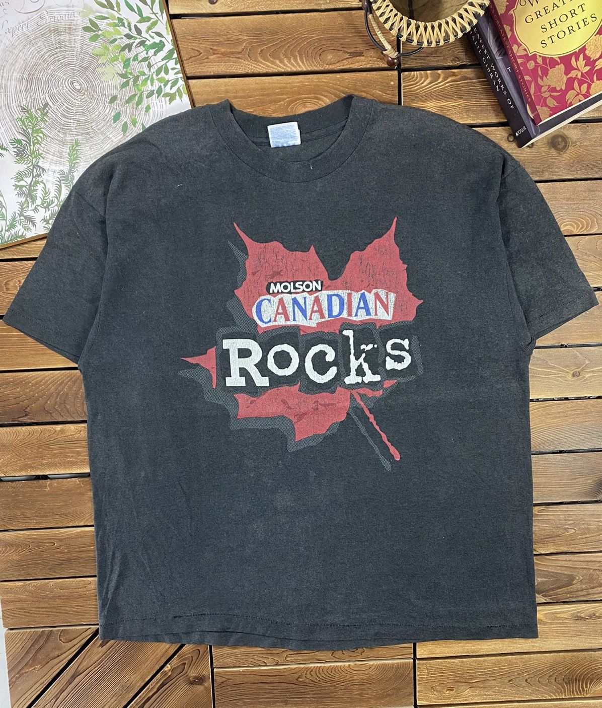 Band Tees × Vintage Vintage Molson Canadian Rocks 50/50 single stitch size XL Size US XL / EU 56 / 4 - 2 Thumbnail