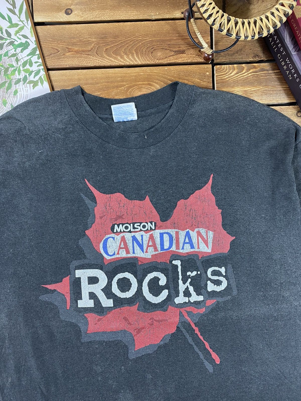Band Tees × Vintage Vintage Molson Canadian Rocks 50/50 single stitch size XL Size US XL / EU 56 / 4 - 7 Thumbnail