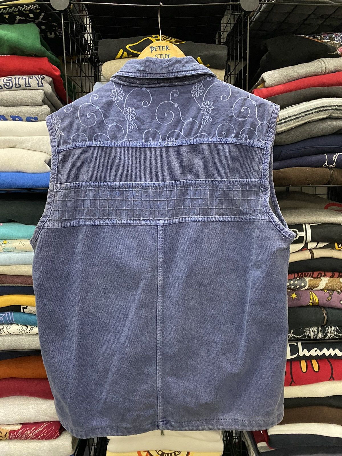 Indigo × Japanese Brand × Vintage VINTAGE INDIGO COLLAR VEST NICE DESIGN Size US L / EU 52-54 / 3 - 4 Thumbnail