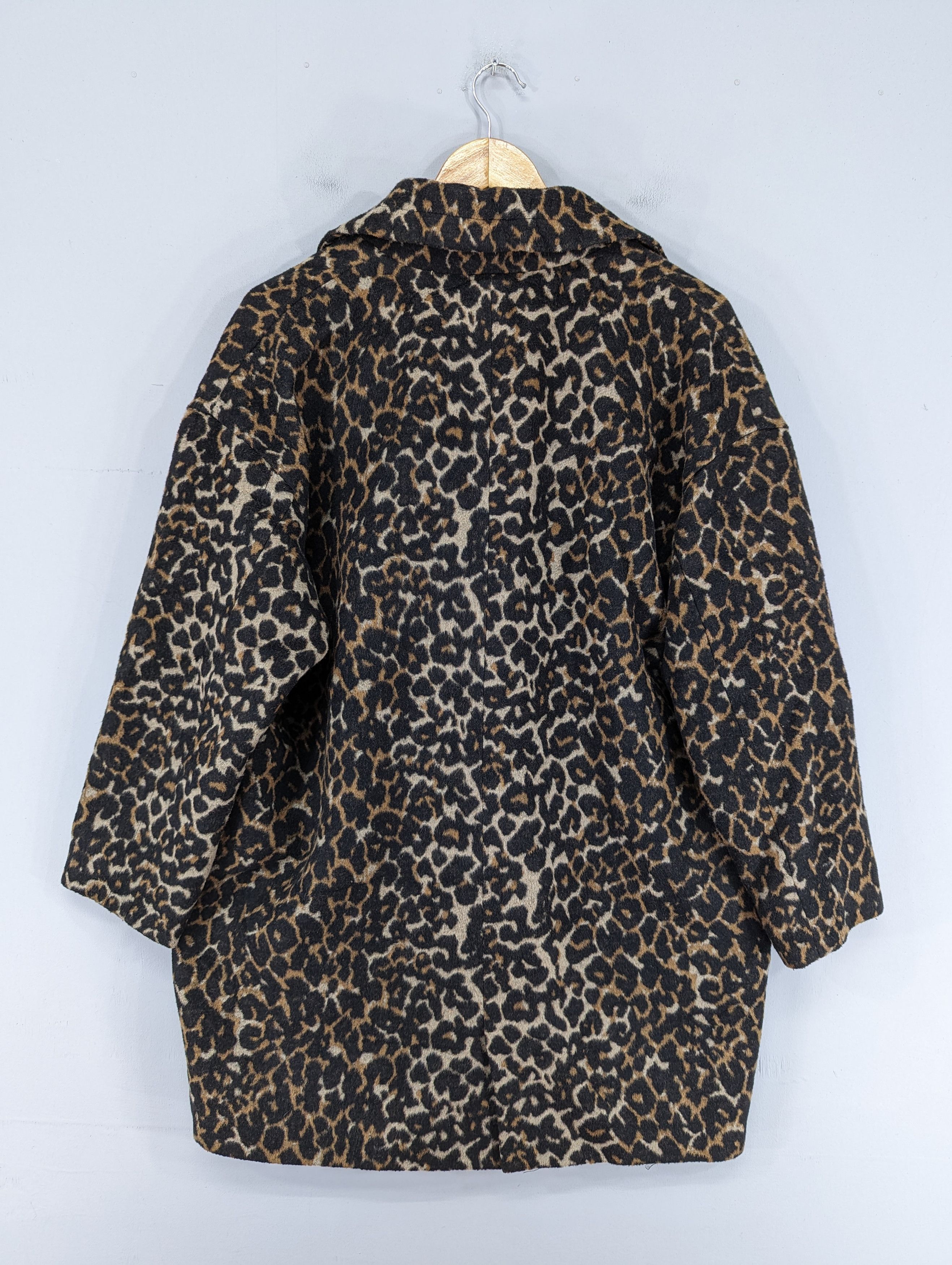 Vintage 💥RARE💥Vintage Evris Leopard Printed Button Jacket Size L / US 10 / IT 46 - 12 Thumbnail