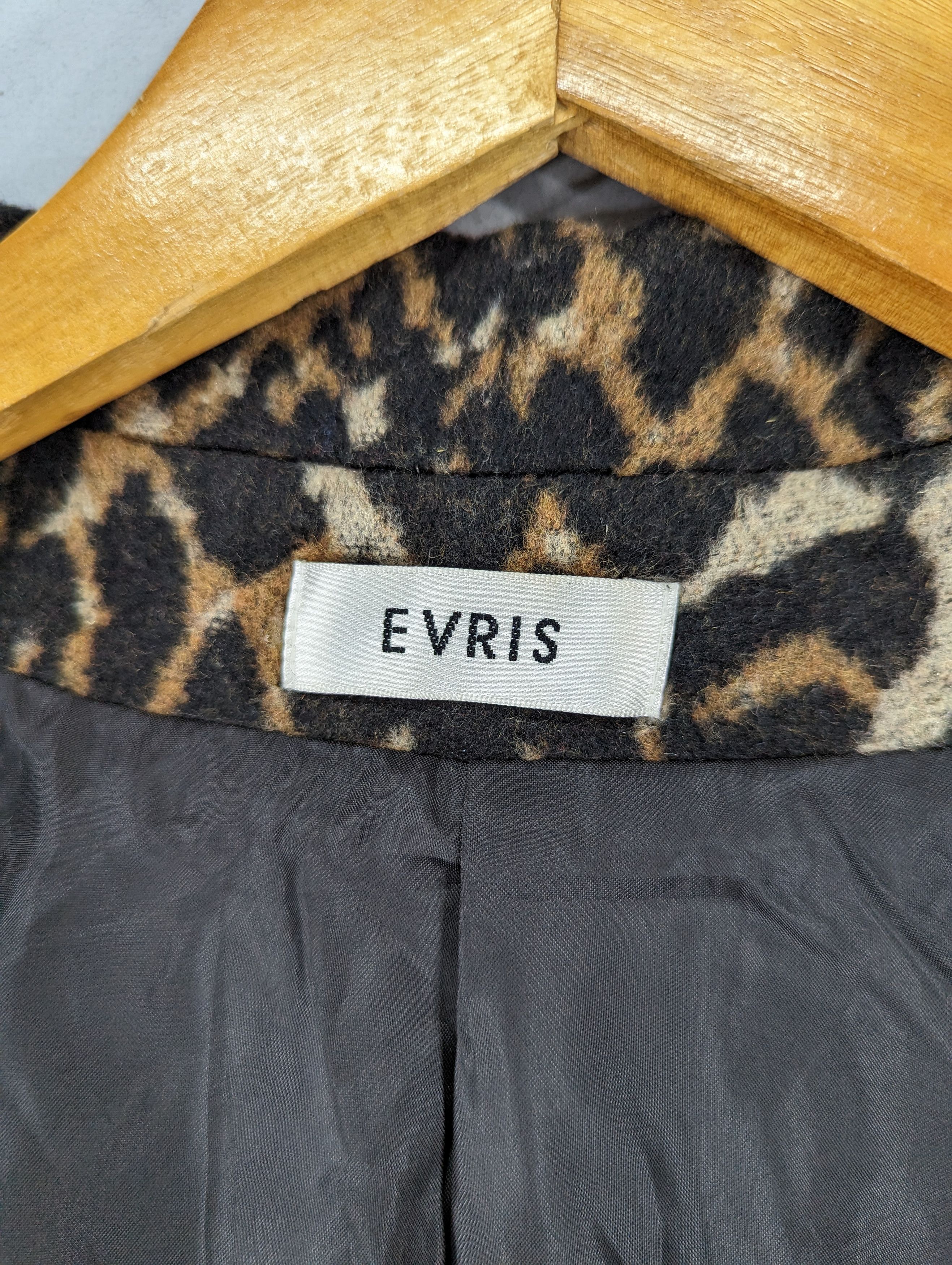 Vintage 💥RARE💥Vintage Evris Leopard Printed Button Jacket Size L / US 10 / IT 46 - 8 Thumbnail