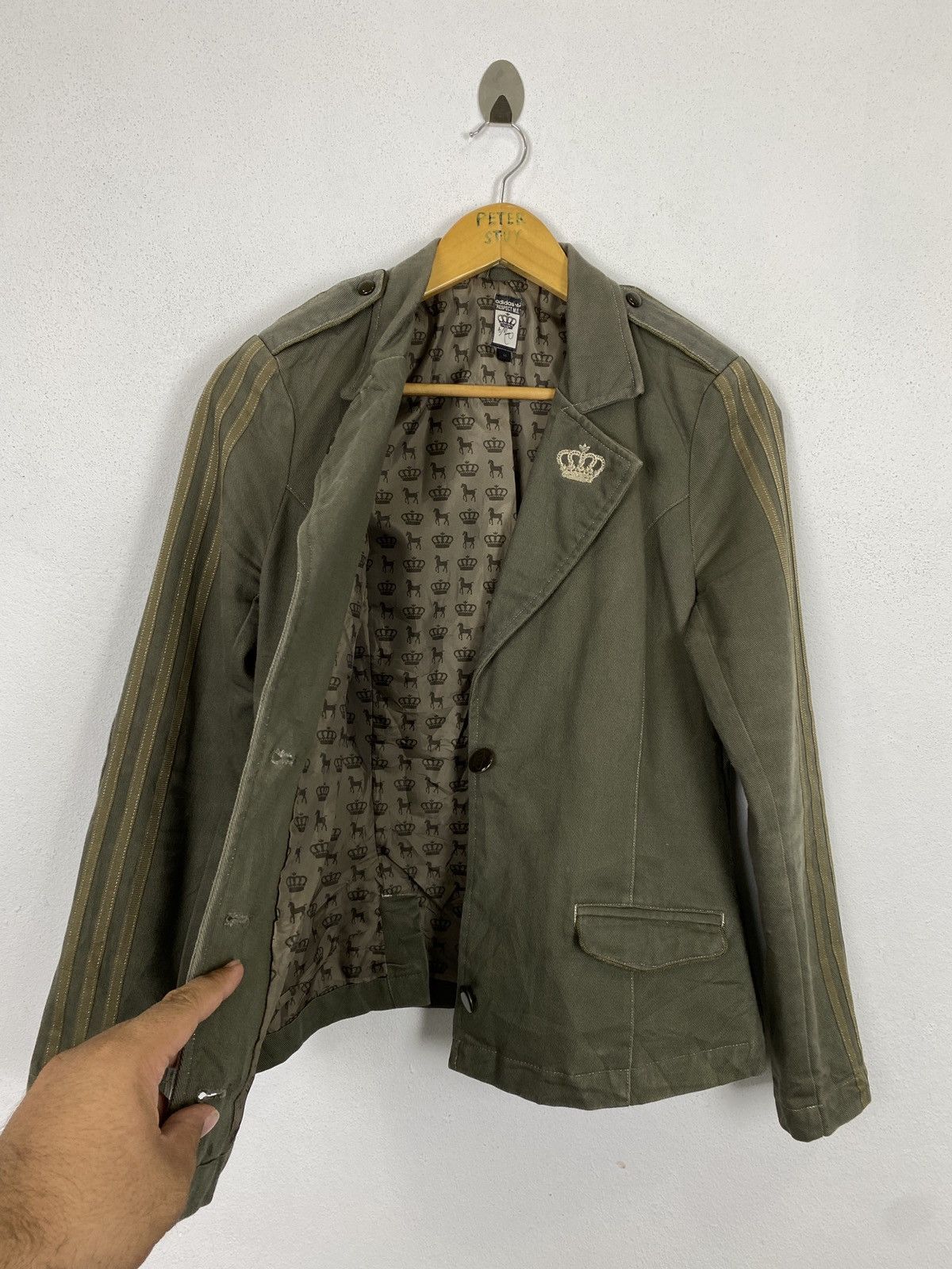 Adidas 🔥VINTAGE ADIDAS “RESPECT ME” CROWN CASUAL COAT Size US M / EU 48-50 / 2 - 11 Thumbnail