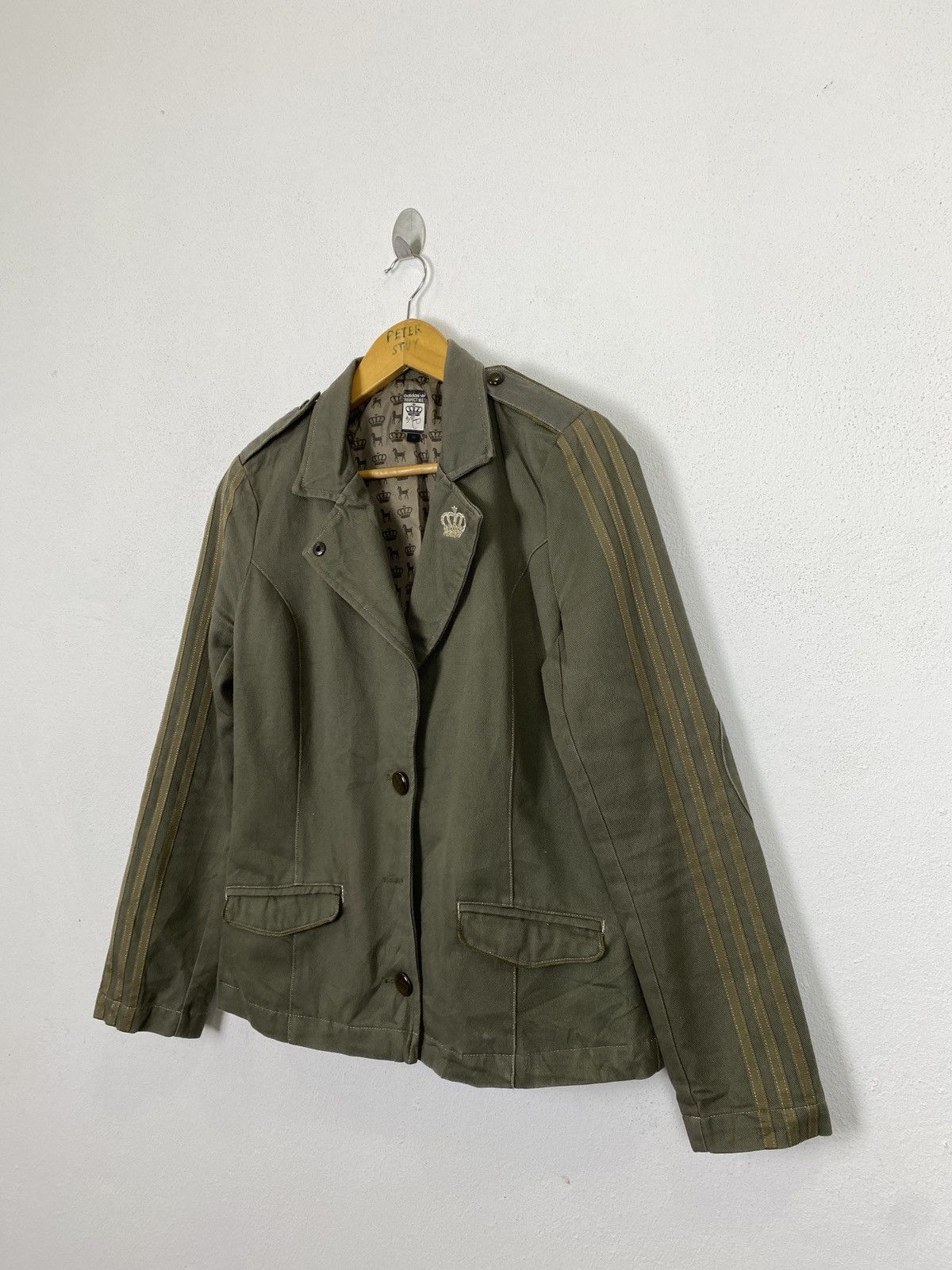 Adidas 🔥VINTAGE ADIDAS “RESPECT ME” CROWN CASUAL COAT Size US M / EU 48-50 / 2 - 2 Thumbnail