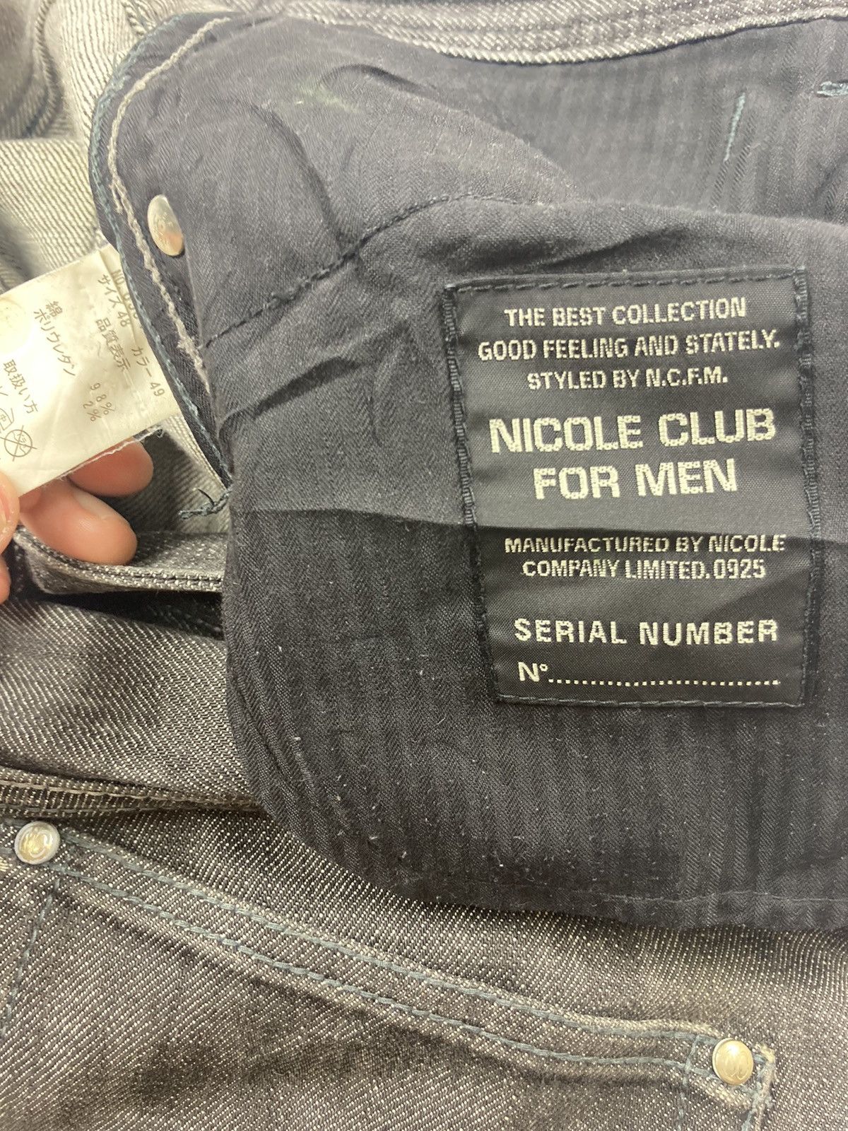 If Six Was Nine Vintage Nicole Club For Men Jeans Japanese Brand dark Grey Size US 36 / EU 52 - 5 Thumbnail