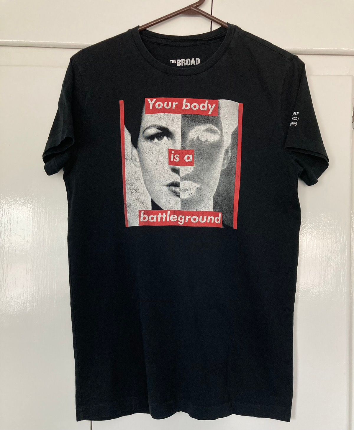 Museum THE BROAD BARBARA KRUGER YOUR BODY IS A BATTLEGROUND T SHIRT ...
