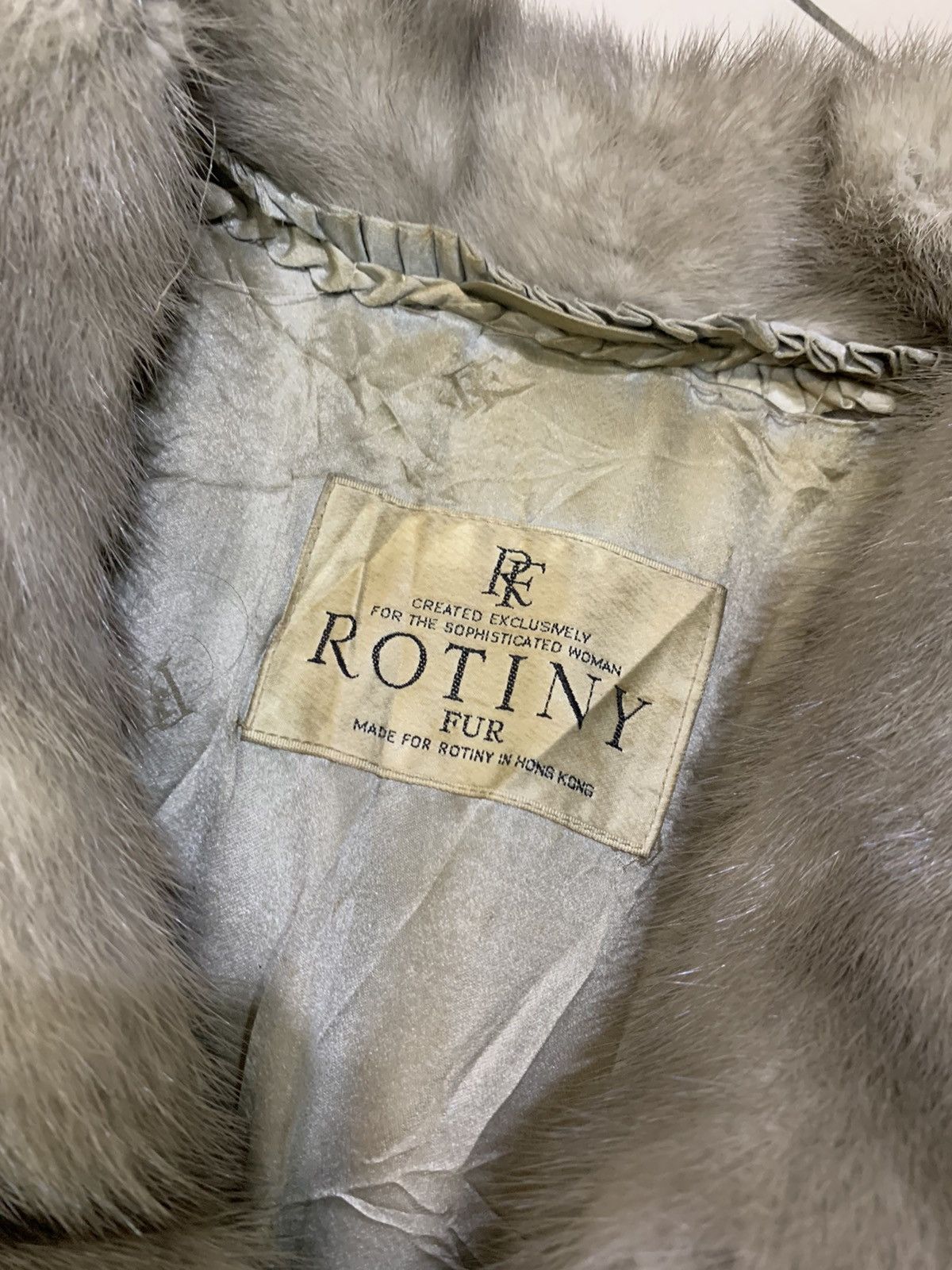 Vintage VINTAGE ROTINY FUR FULL MINK FUR COAT JACKET Size US S / EU 44-46 / 1 - 6 Thumbnail