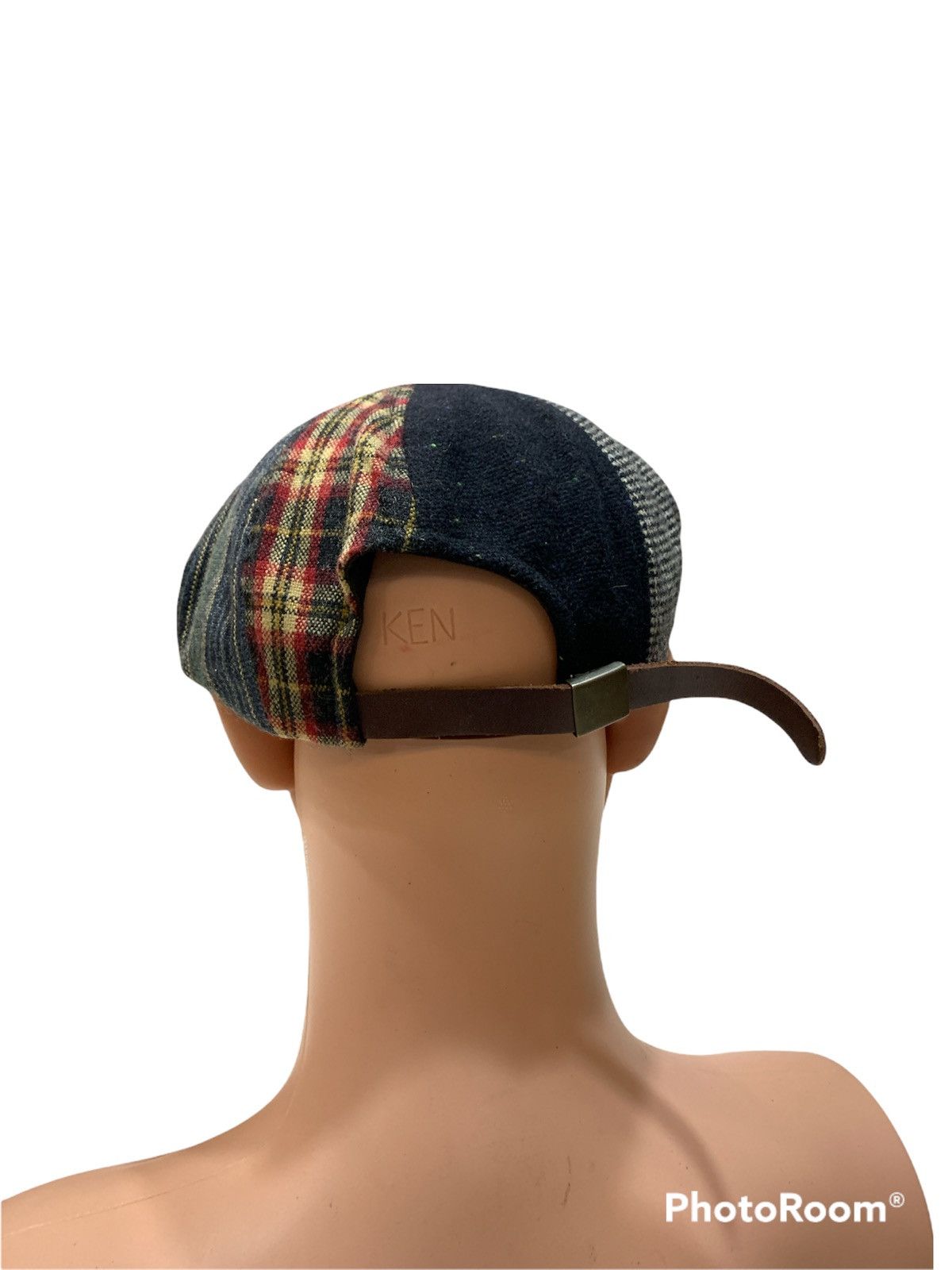 Japanese Brand BASIQUENTI BORO FLAT CAP HAT Size ONE SIZE - 4 Thumbnail