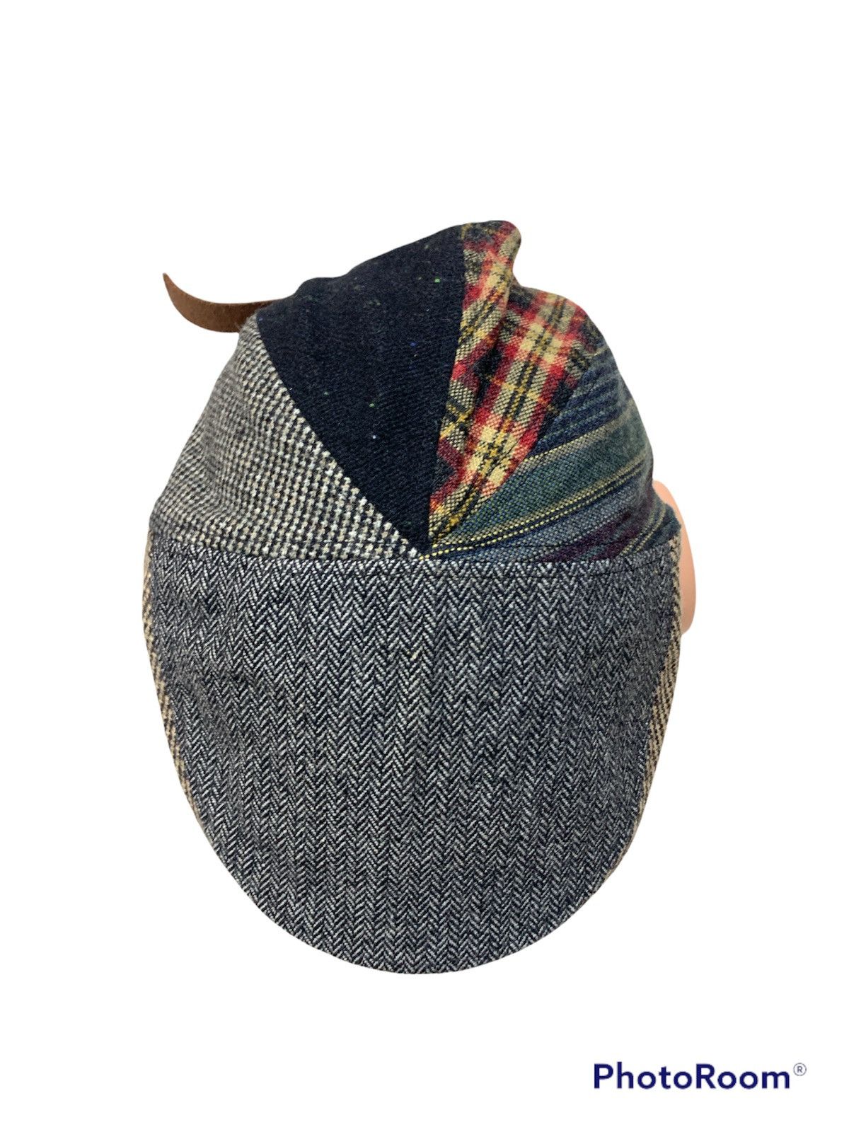 Japanese Brand BASIQUENTI BORO FLAT CAP HAT Size ONE SIZE - 1 Thumbnail