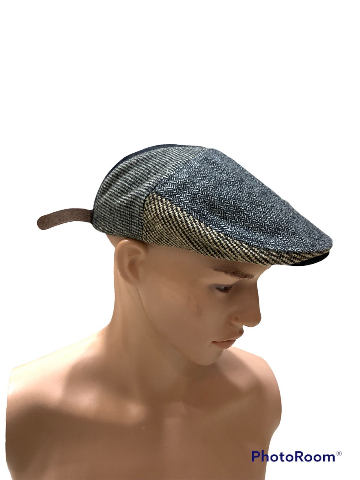 Japanese Brand BASIQUENTI BORO FLAT CAP HAT Size ONE SIZE - 3 Thumbnail