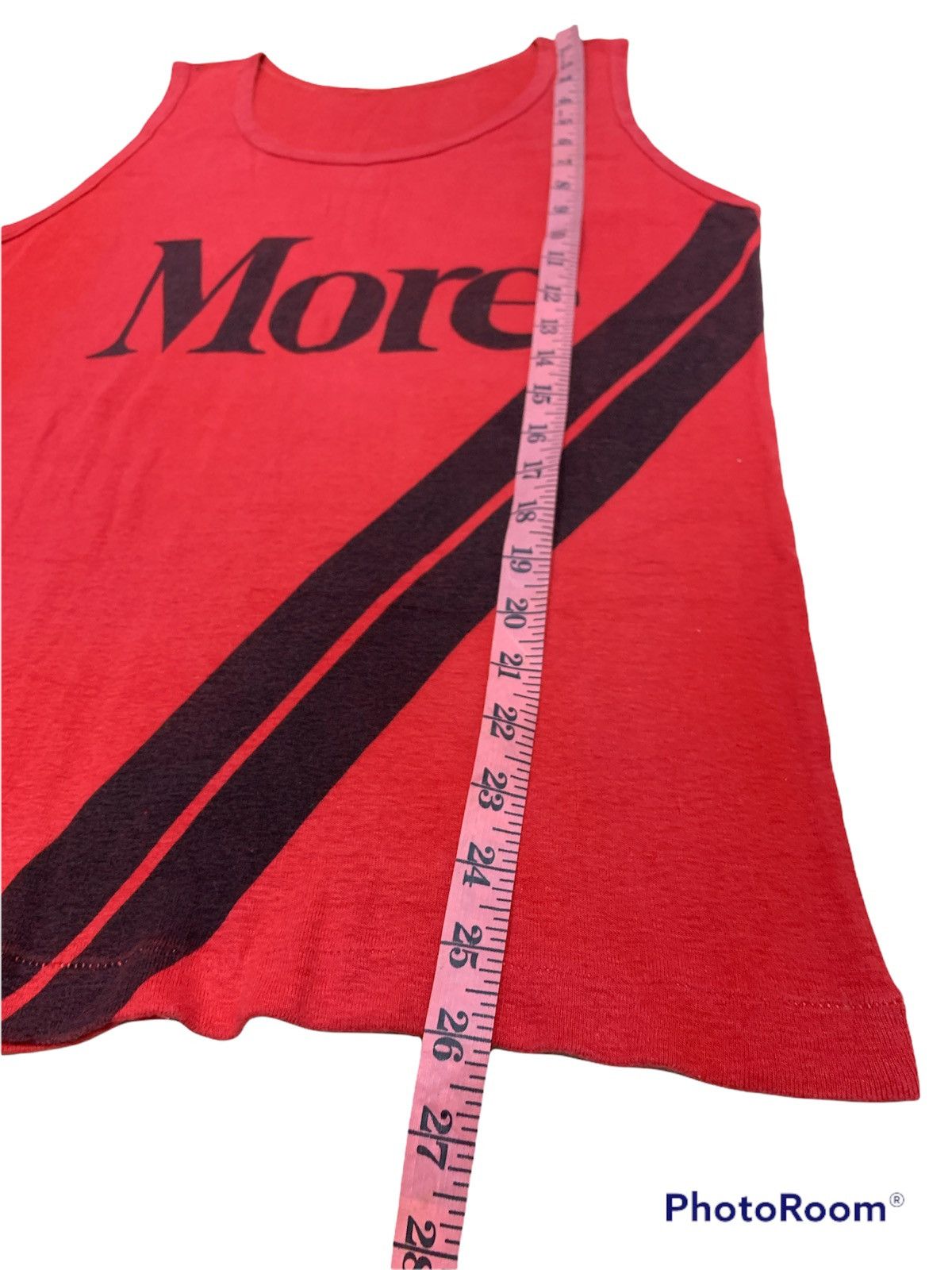 Vintage VINTAGE 1990s MORE CIGRARETTE PROMO SHIRT SLEEVELESS Size US S / EU 44-46 / 1 - 3 Thumbnail
